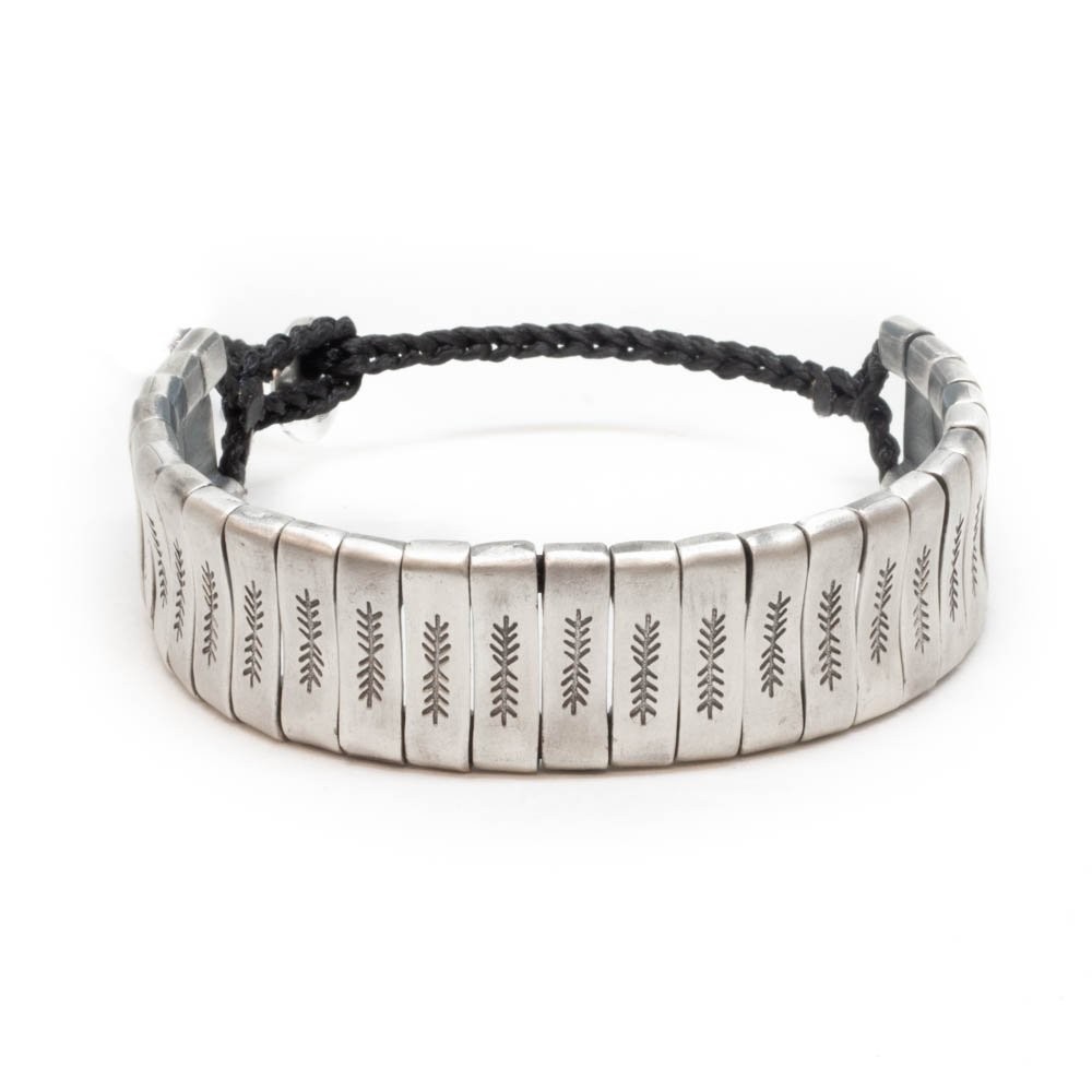Fersknit - Unisex Silver Bracelet with Spica Symbol