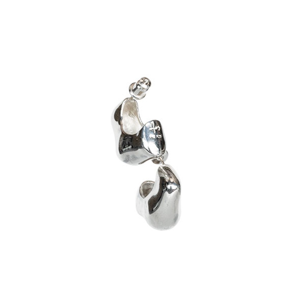 Fersknit - Silver Chubby Earring