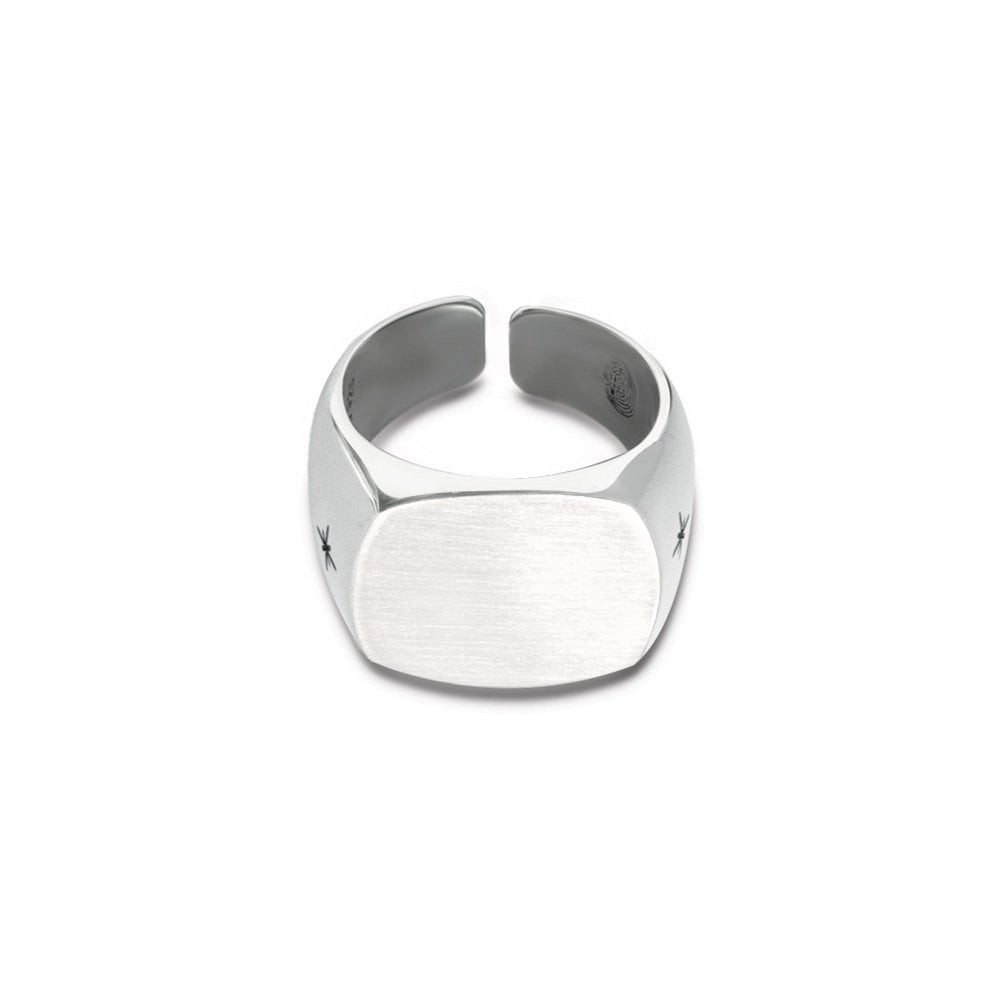 Fersknit - Unisex Silver Pole Star Ring