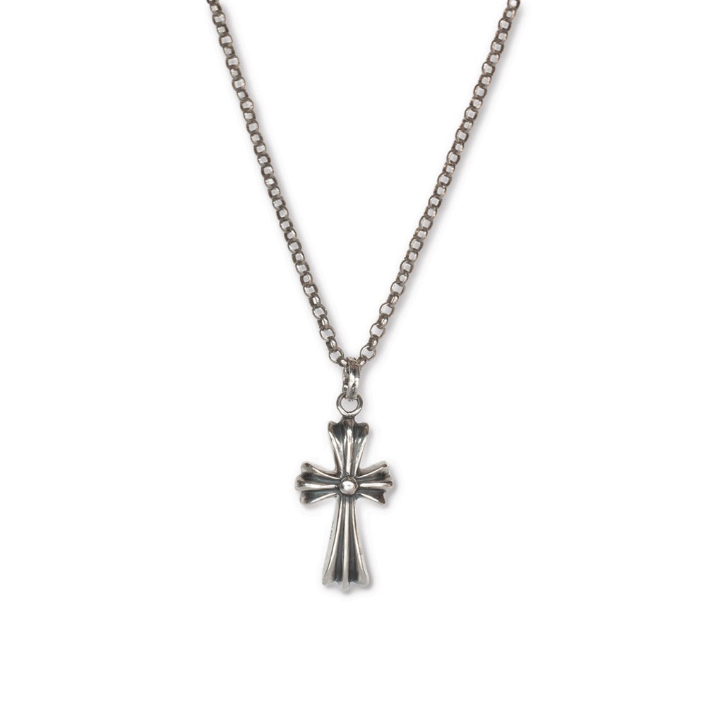 Fersknit - Silver Latin Cross Necklace Unisex