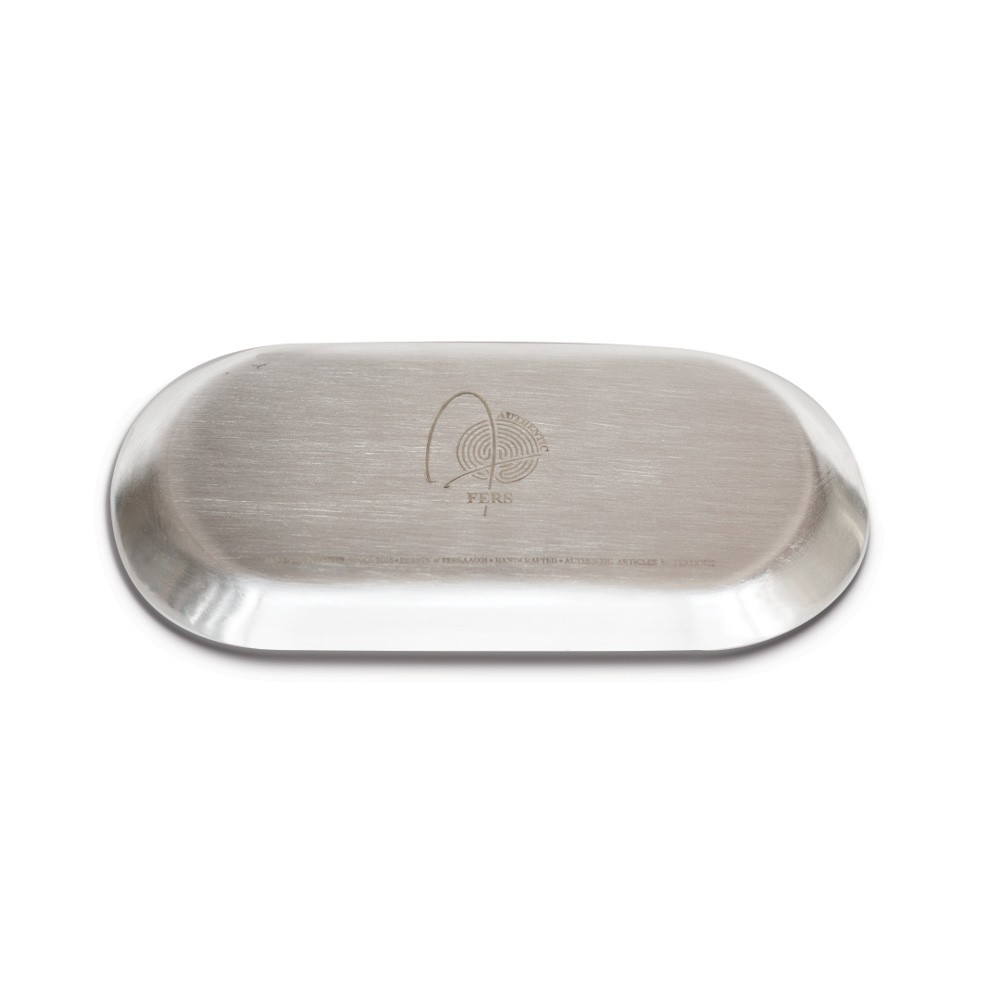 Fers - Silver Plated Tray + Cigar Holder