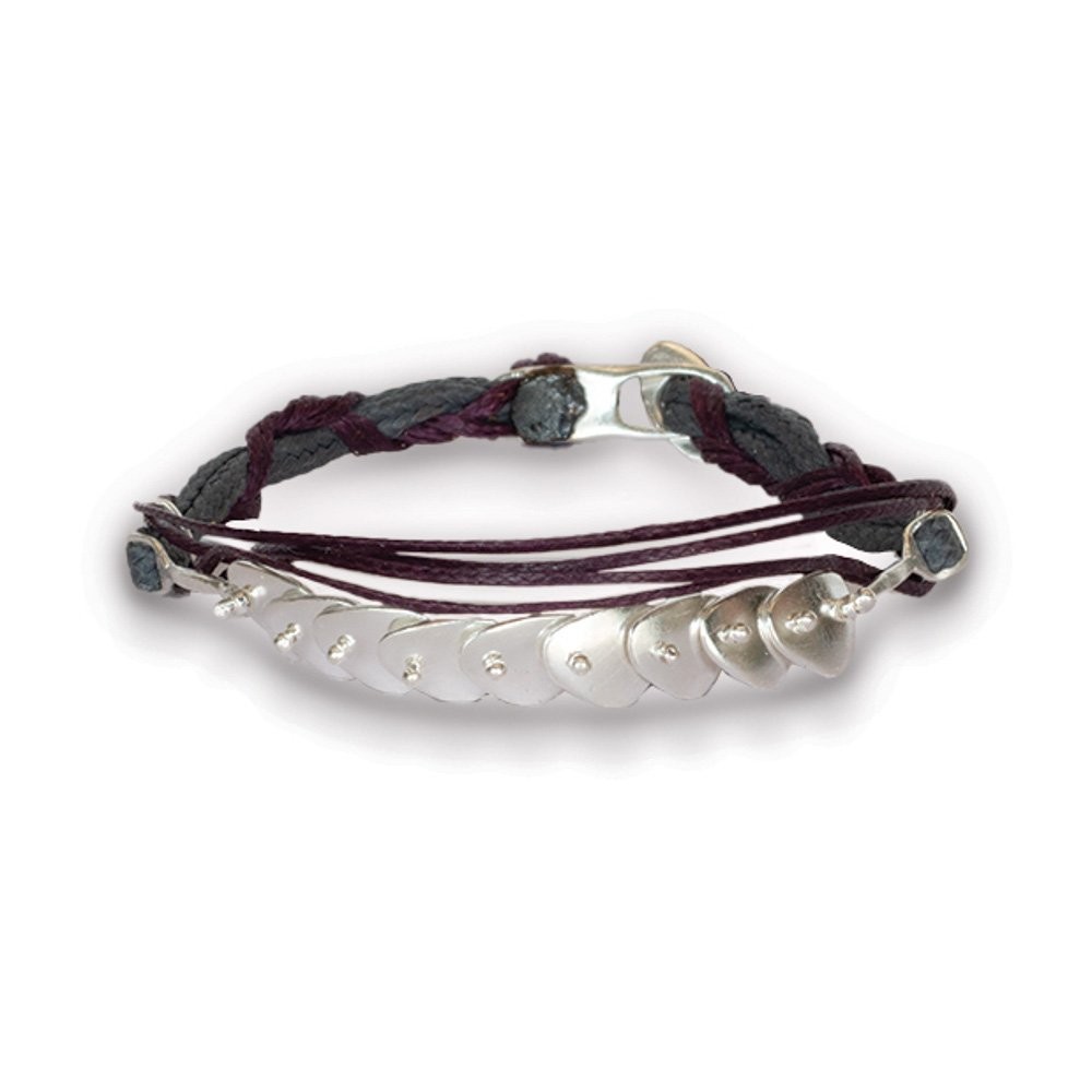 Fersknit - Unisex Silver Gorget Bracelet