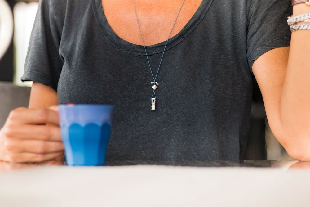 Fersknit - Unisex Silver Anatolian Lucky Charm Necklace