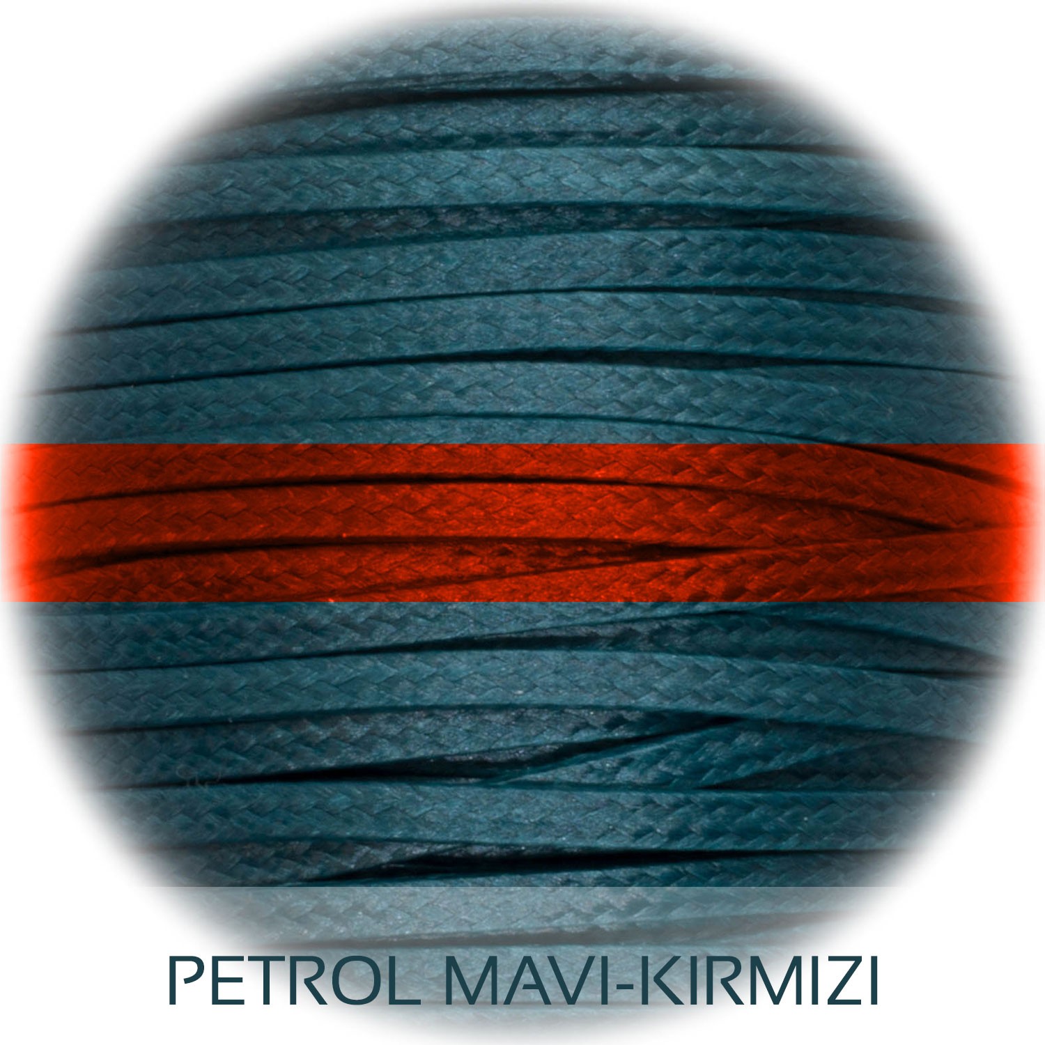 Petrol Blue-Red (Flat)