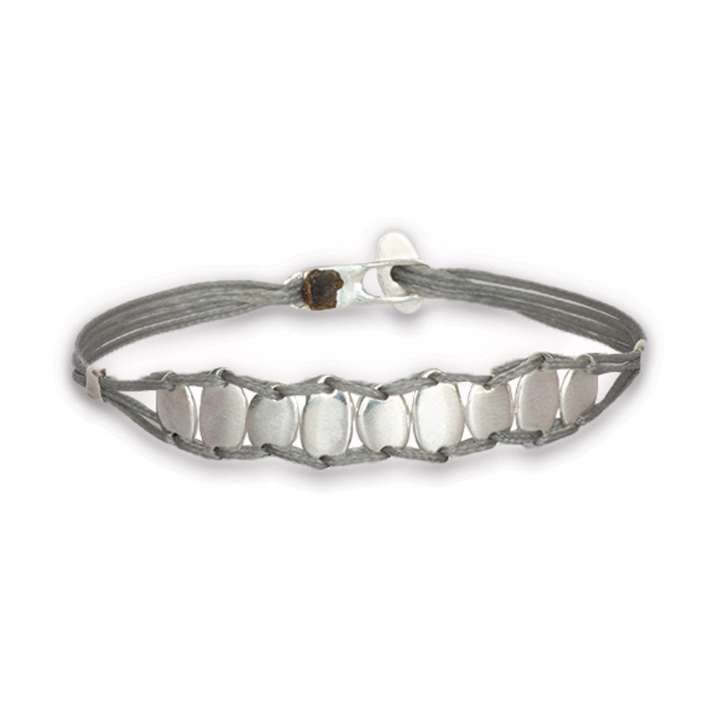 Fersknit - Unisex Silver Layered Bracelet