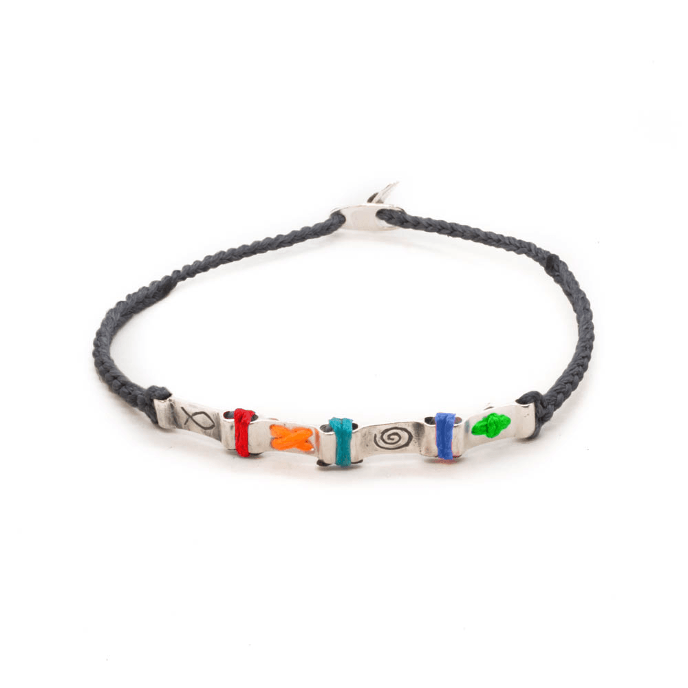 Fersknit - Unisex Silver Soulmate and Joyful Belief Bracelet