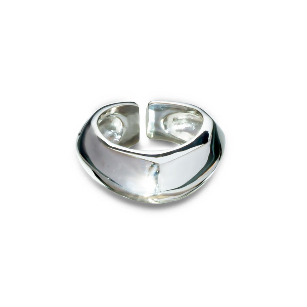 Fersknit - Silver Harmony Ring Unisex