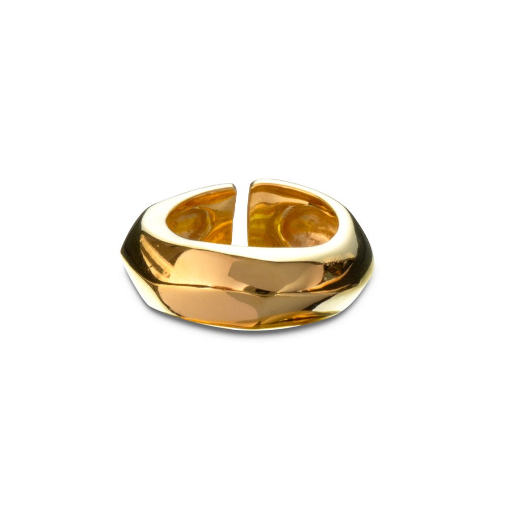 Fersknit - Altın Kaplamalı Gümüş Uyum Yüzüğü