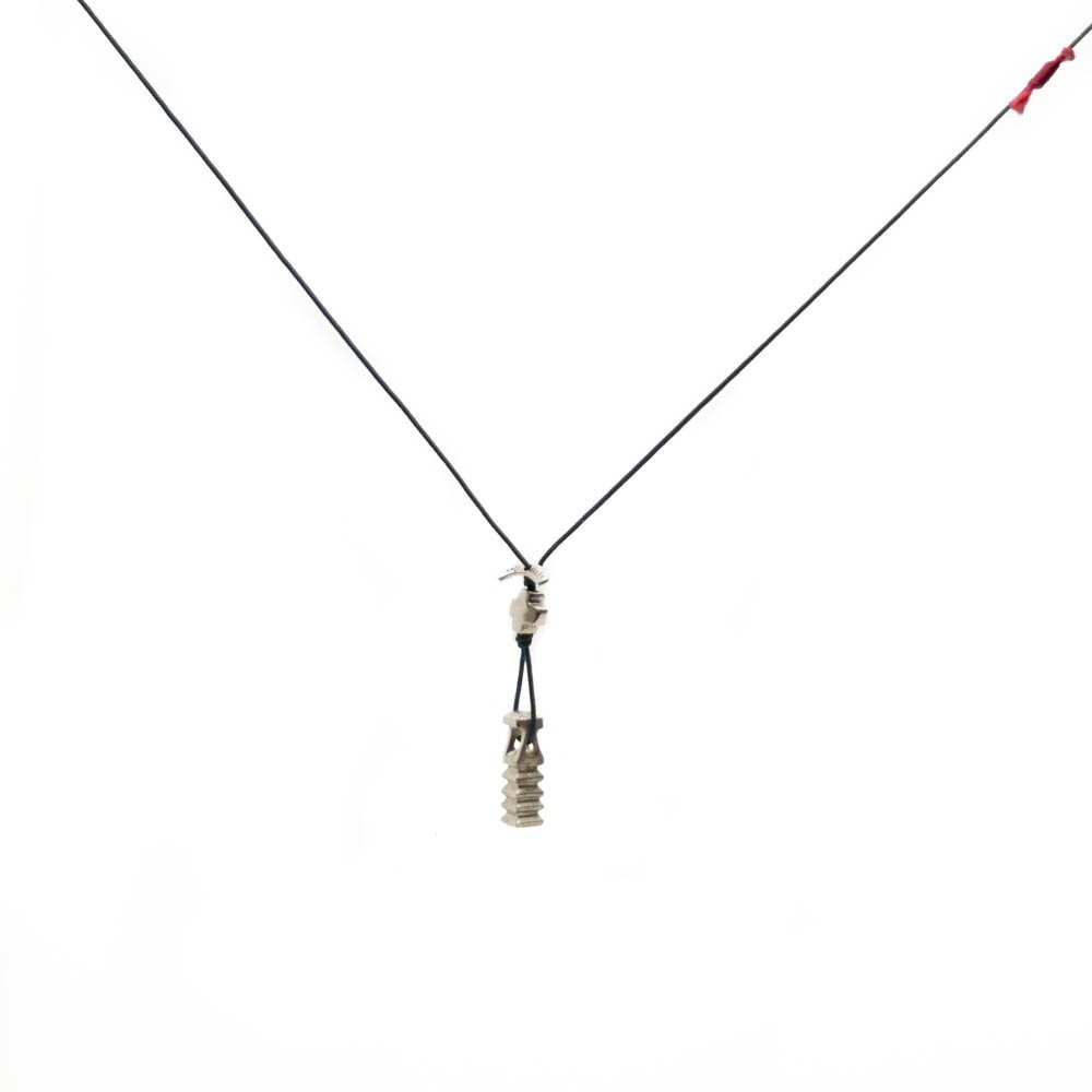Fersknit - Unisex Silver Anatolian Lucky Charm Necklace
