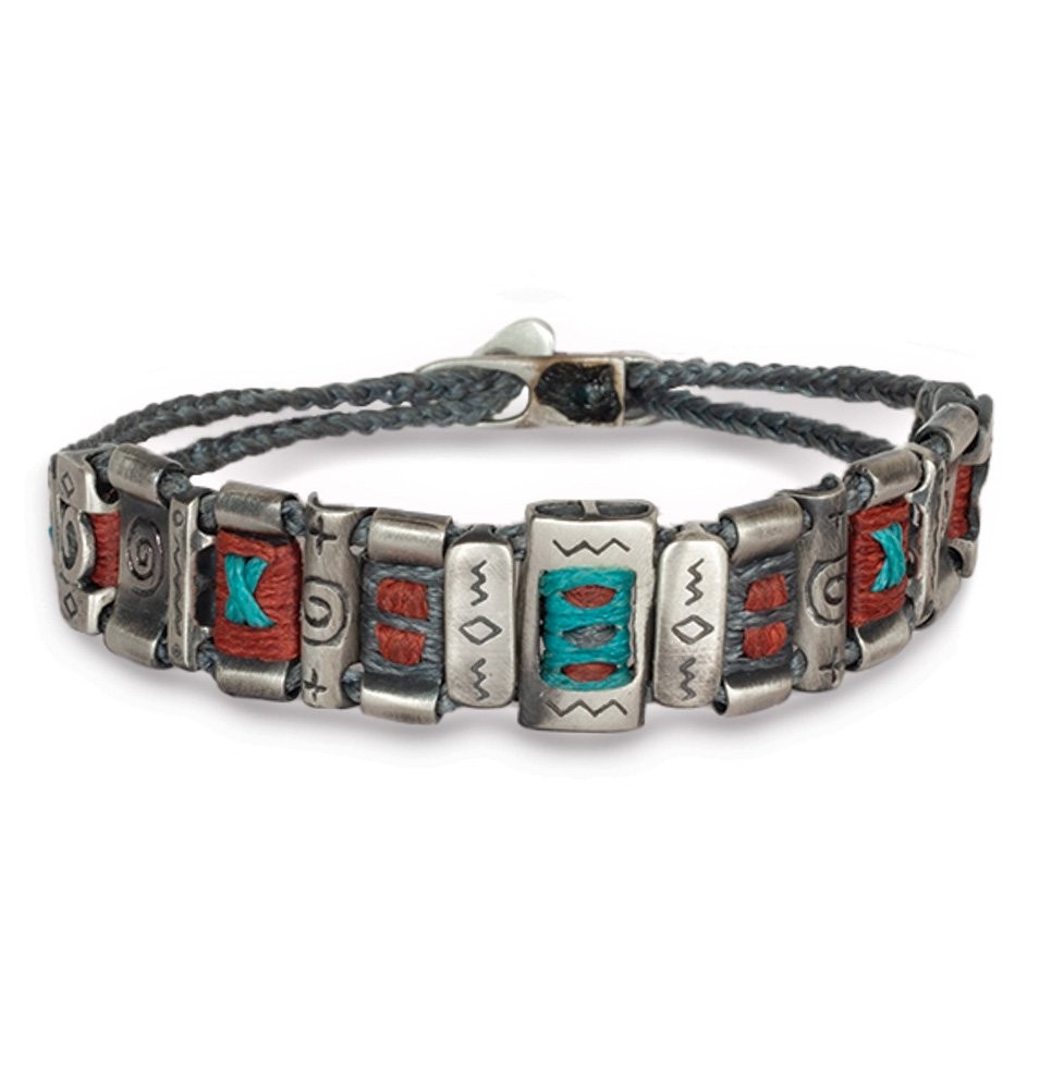 Fersknit - Unisex Silver Persian Bracelet
