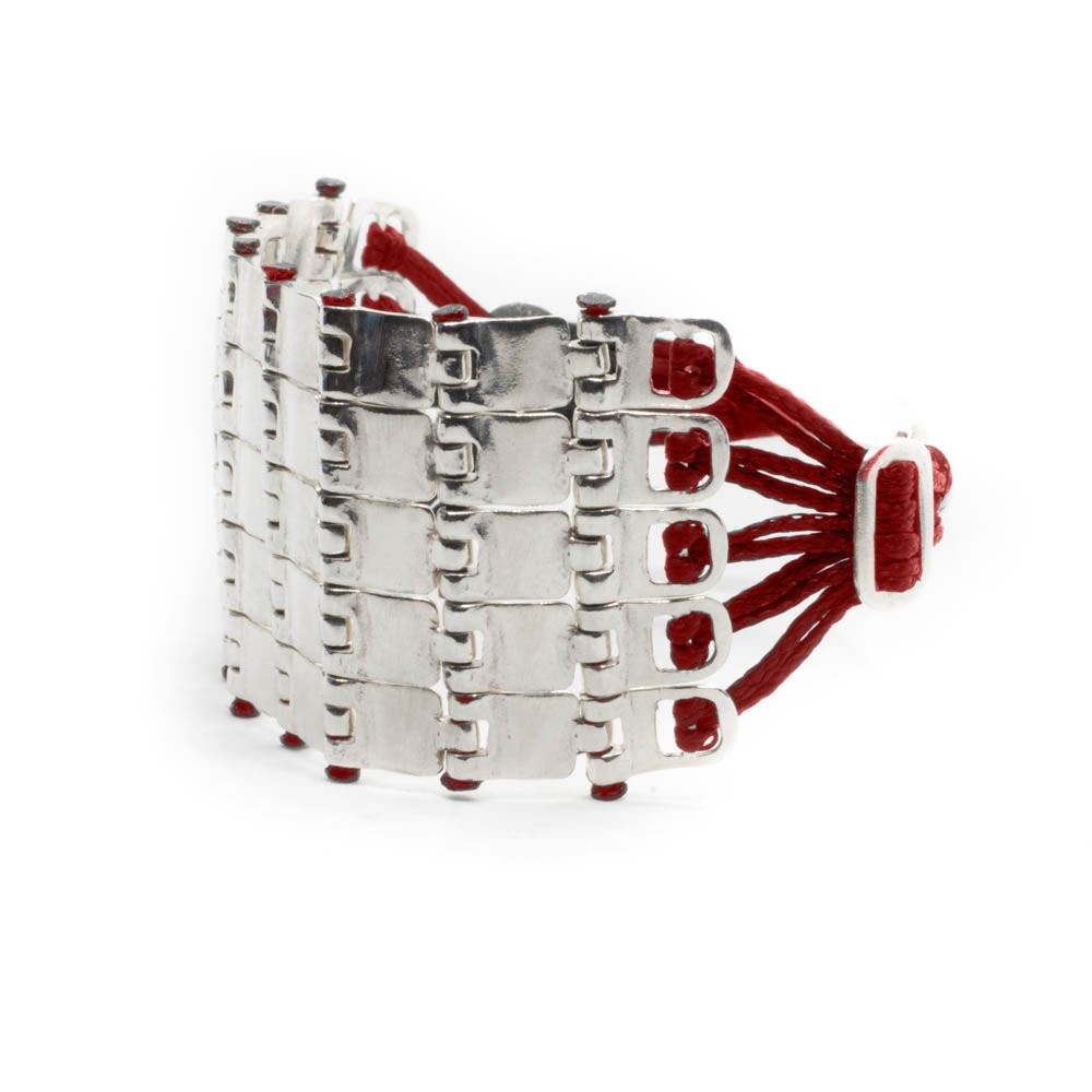Fersknit - Unisex Silver Spectacle Bracelet
