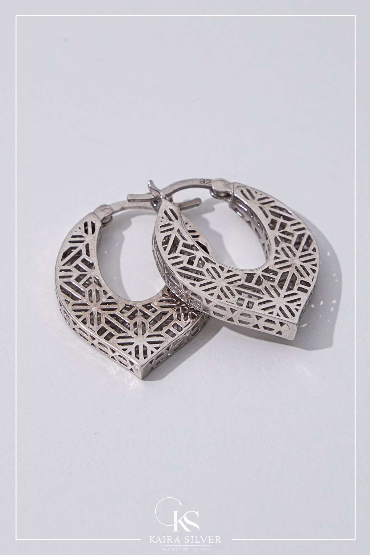 925 Sterling Silver Fission Model Silver Earring Fission Earring