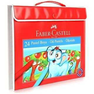 Faber-Castell Plastik Çantalı Pastel Boya 24 Renk