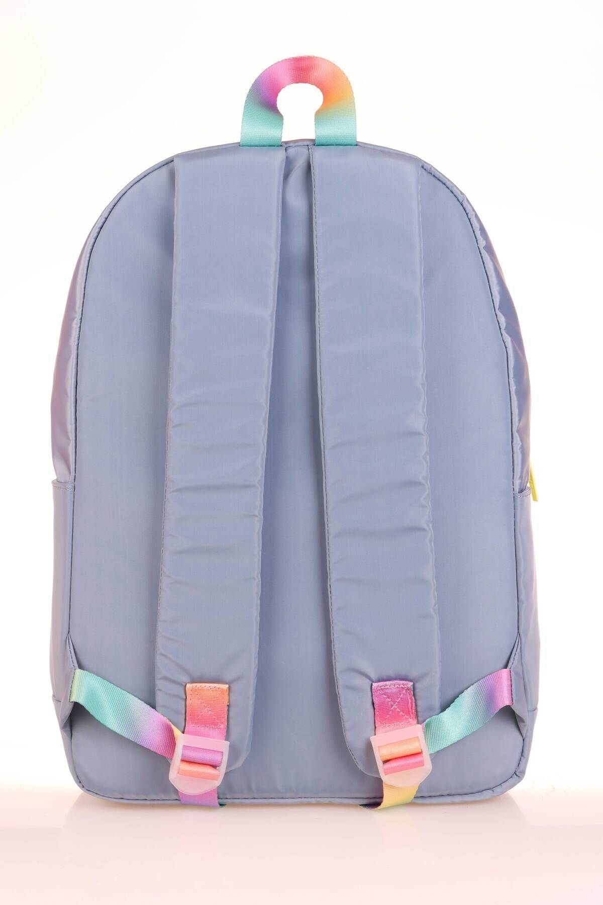 Kaukko Magic Dreams Sırt Çantası Color Zipper Grey K1728