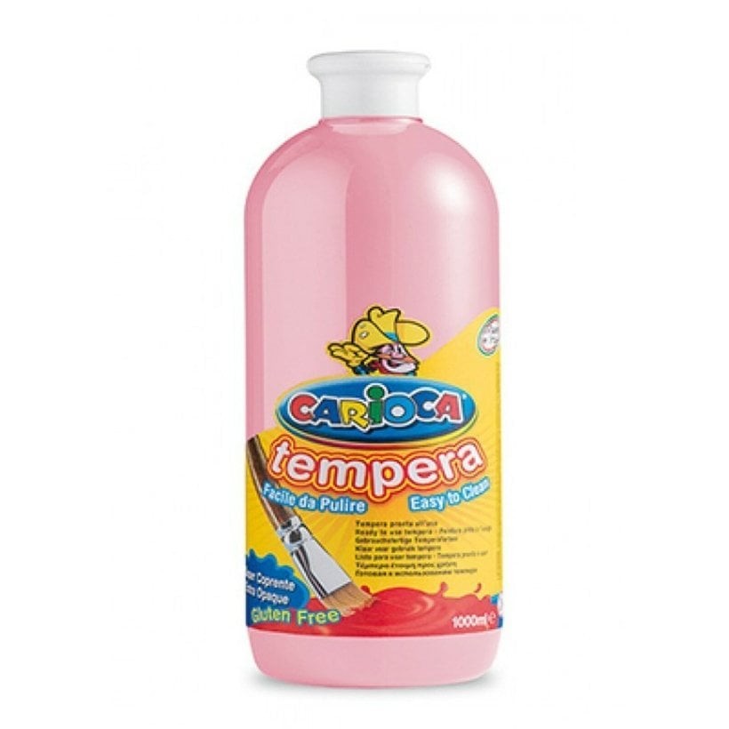 Carioca Tempera Boya 1000ml PEMBE (Parmak Boyası)