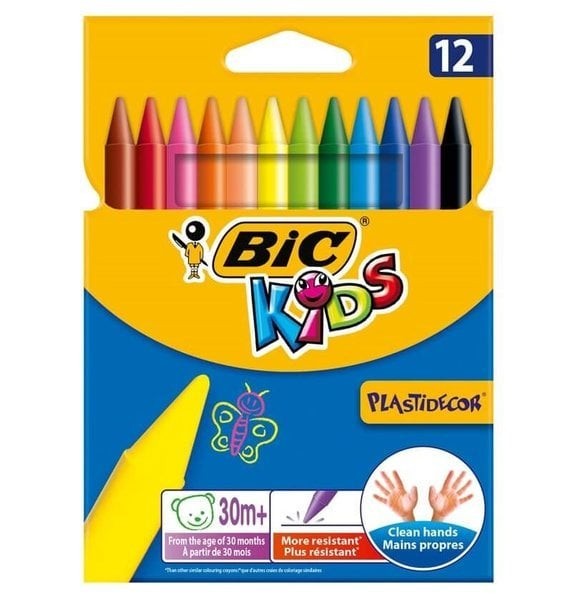 Bic Silinebilir Pastel 12 Renk Kutu