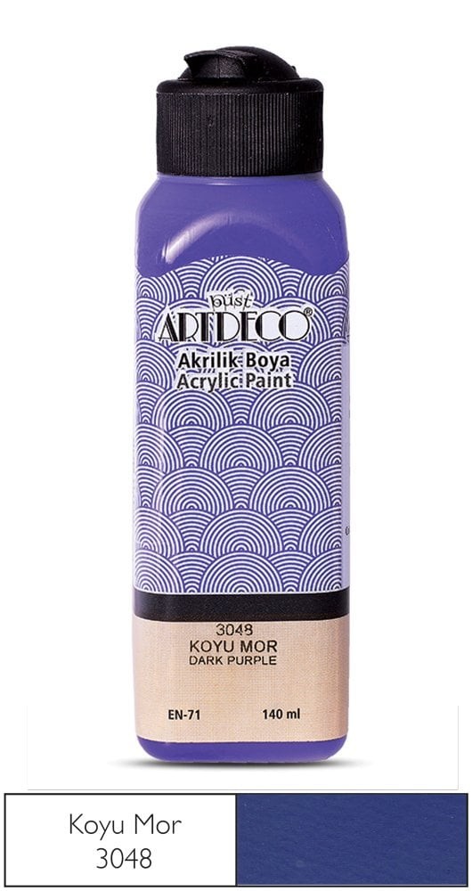 Artdeco Akrilik Boya 140 Ml Koyu Mor 3048