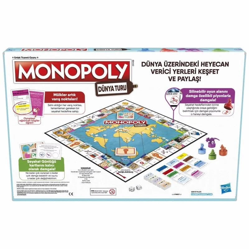 Monopoly Dünya Turu F4007