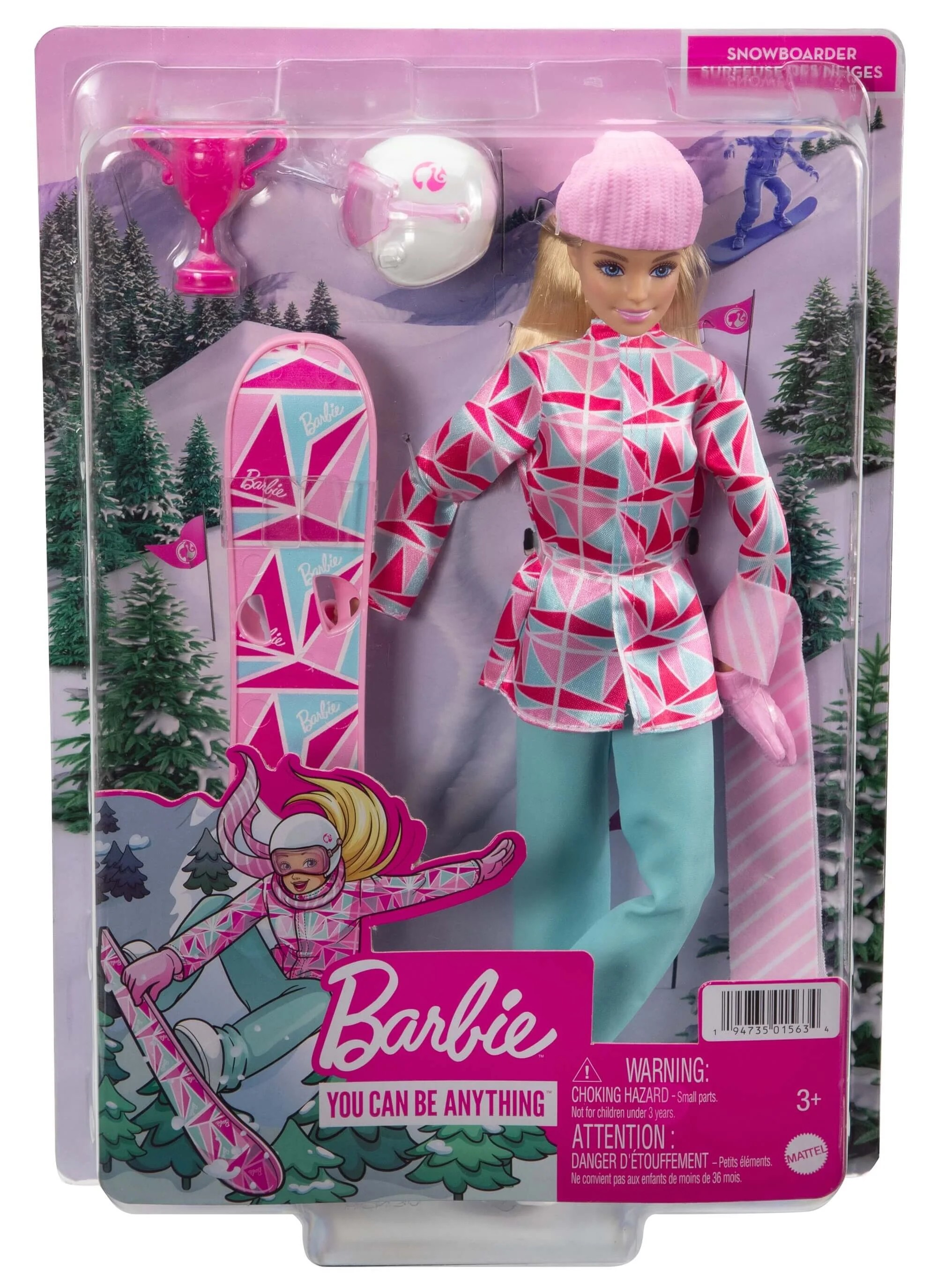 Barbie Hcn32 Ben Büyüyünce Snowboard Sporcusu Bebek