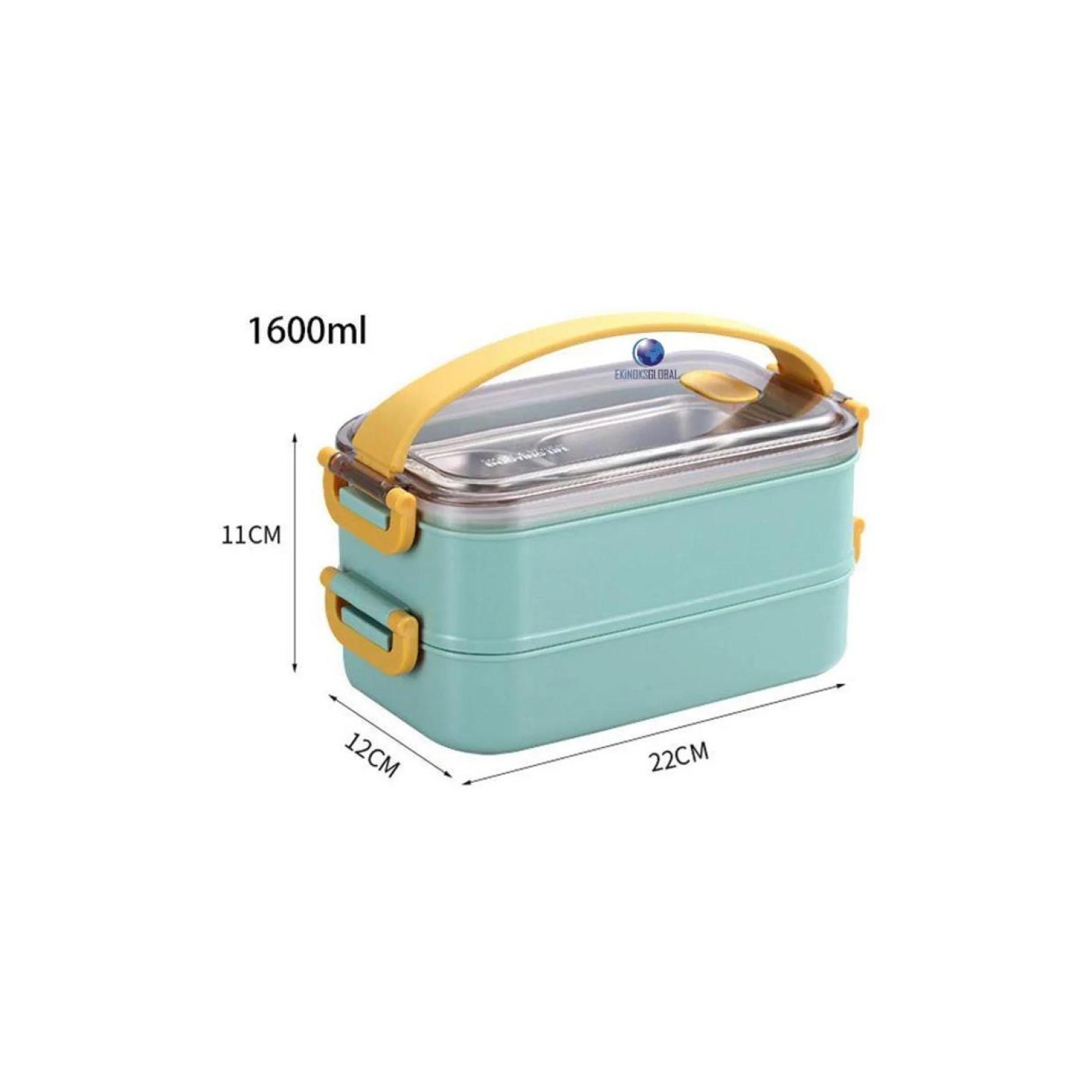 VAGONLİFE LUNCH BOX ÇELİK 1400 ML XC-363 SARI -MAVİ