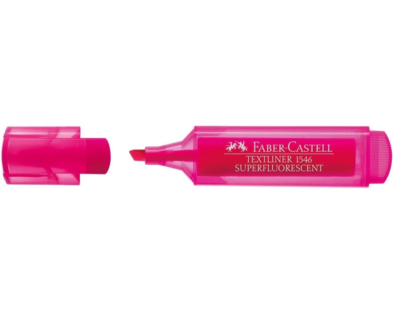 Faber-Castell Fosforlu Kalem Şeffaf Gövde Pembe