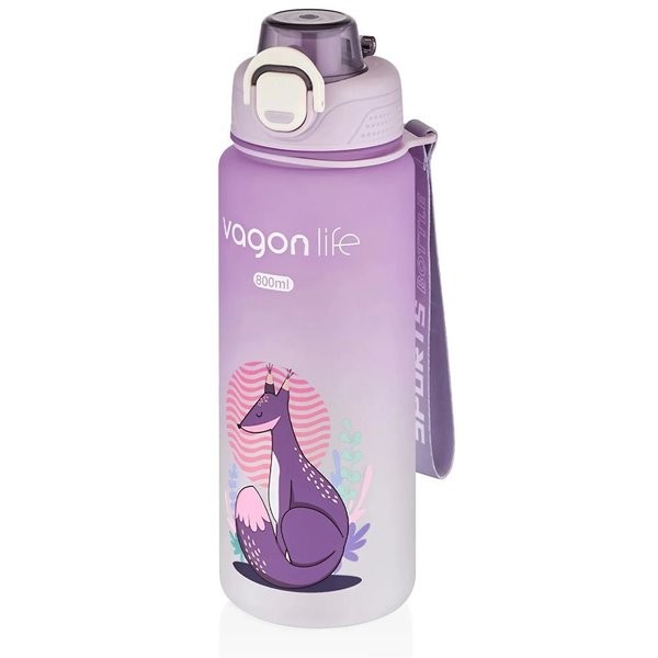 Vagon Motivasyon Matarası 2352 Mor 800 Ml