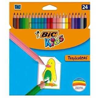 Bic Tropicolor2 Boya Kalemi Uzun 24`lü Kutu