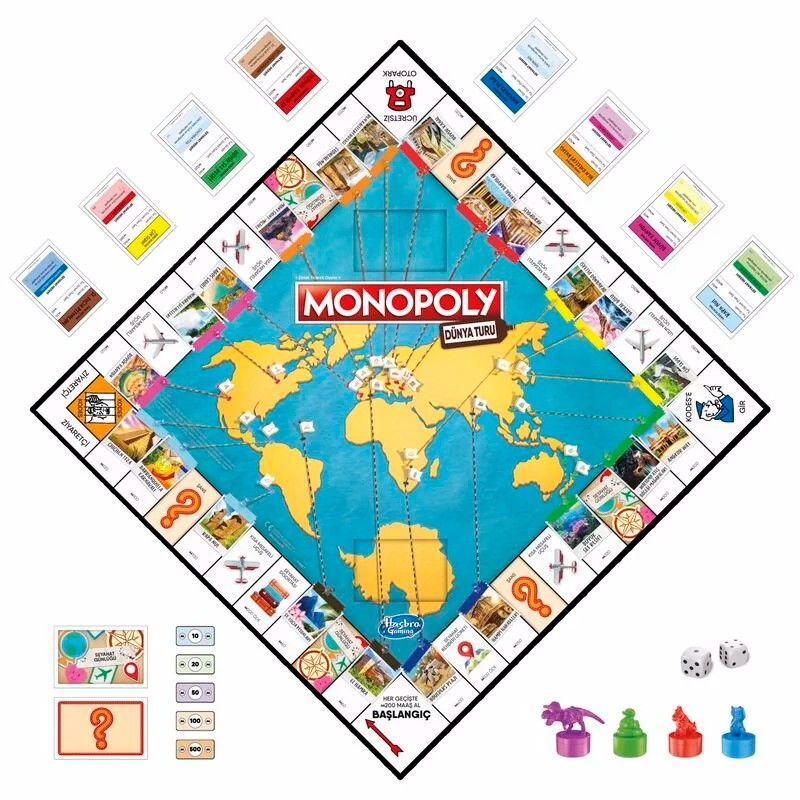 Monopoly Dünya Turu F4007