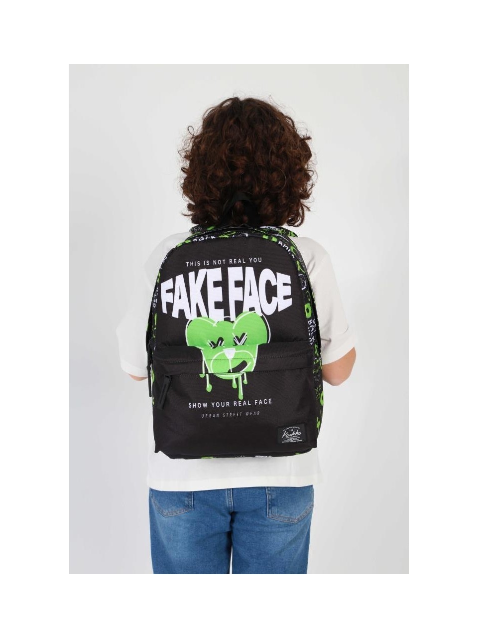 Kaukko Nature Sırt Çantası Fake Face K1706