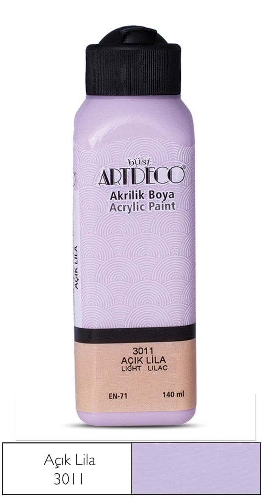 Artdeco Akrilik Boya 140 Ml Açık Lila 3011