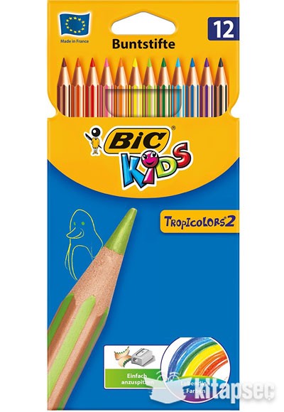 Bic Tropicolors Kuru Boya Kalemi 12`li Kutu 8325669