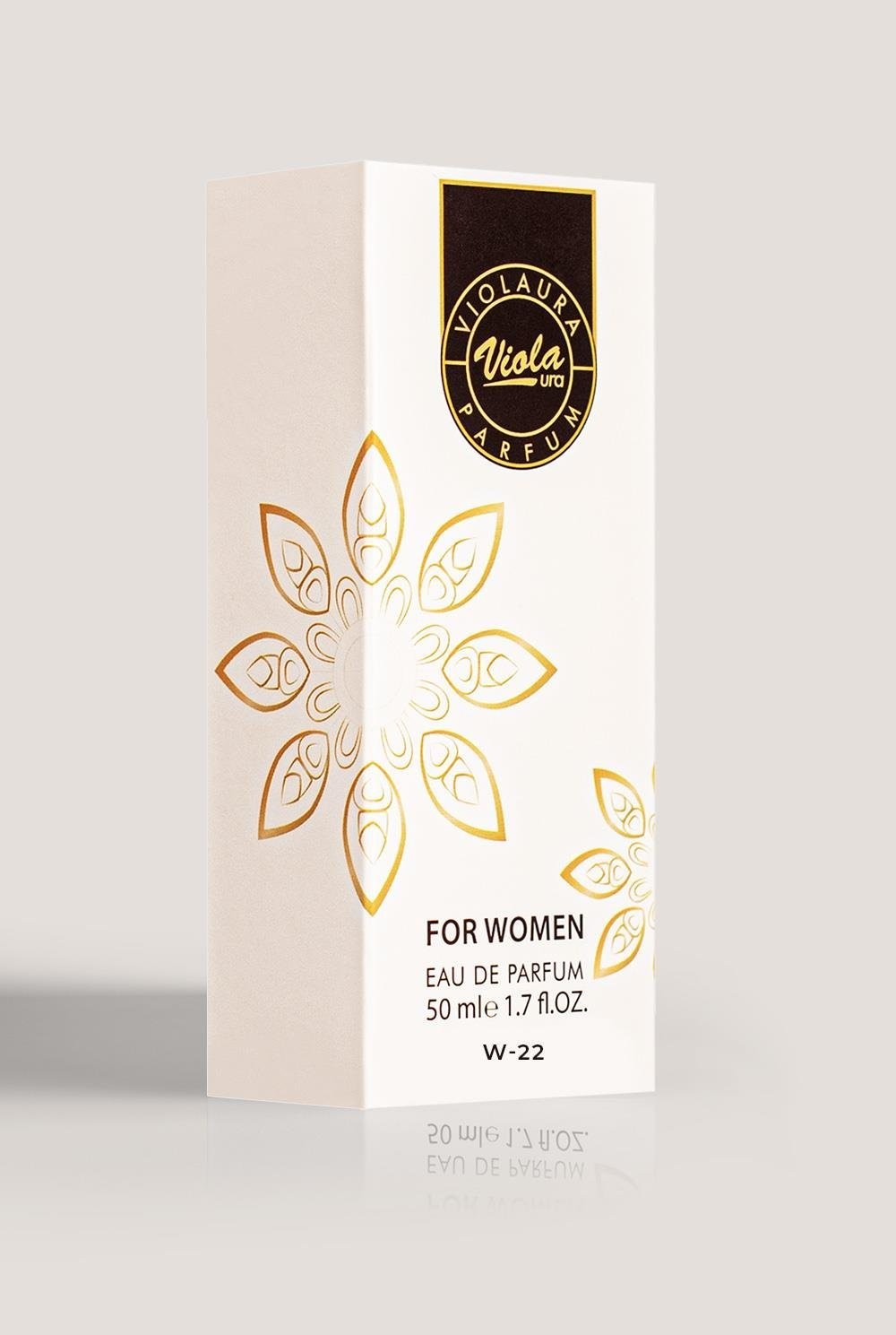 Violaura W22 Kadın Parfümü -Çiçeksi ve baharatlı esenler(50 ml)