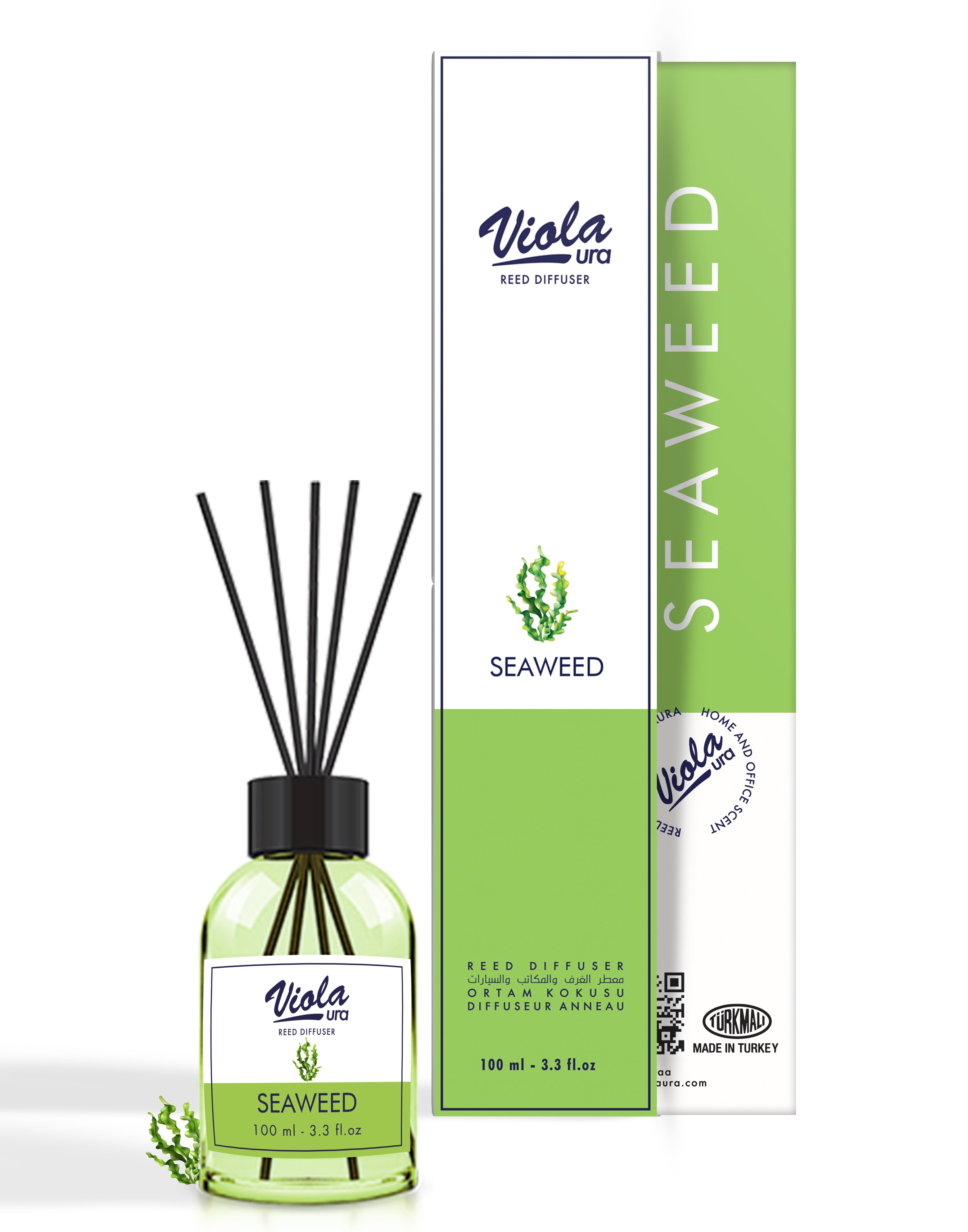 Violaura 100 ml Seaweed Reed Diffuser 