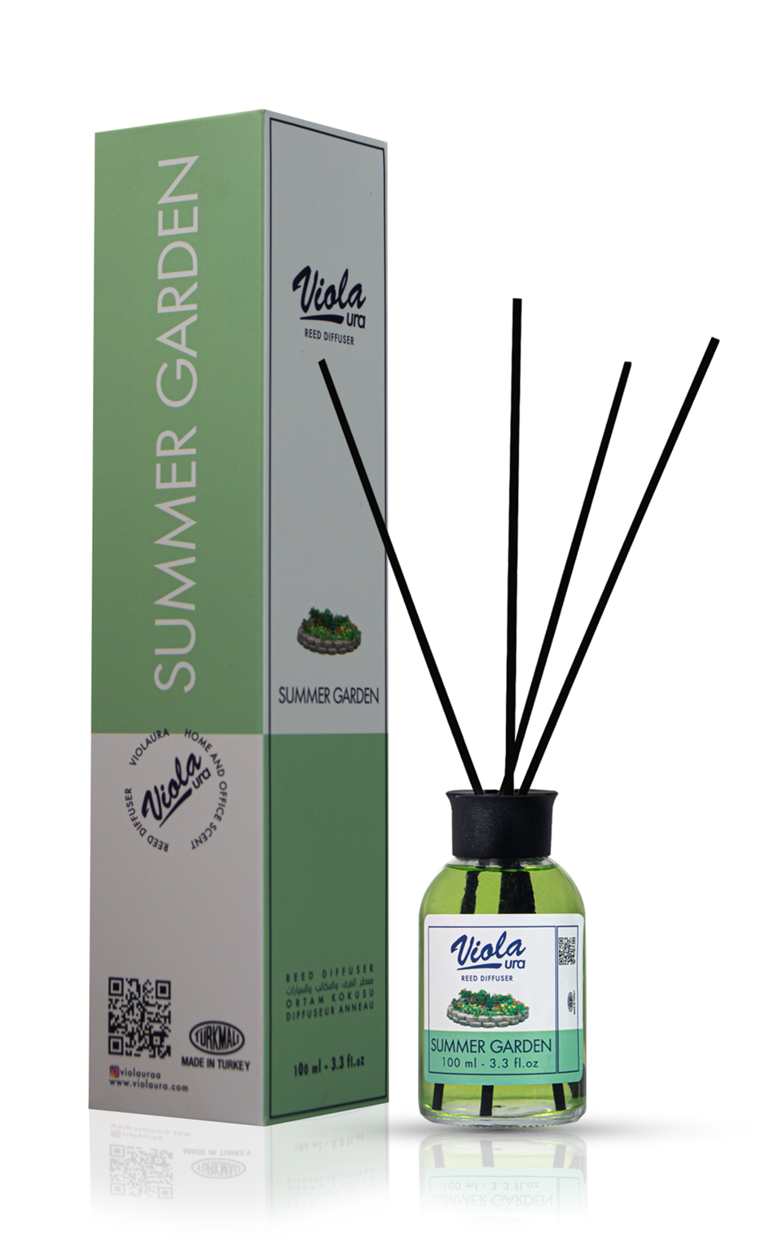 Violaura 100 ml Summer Garden Reed Diffuser