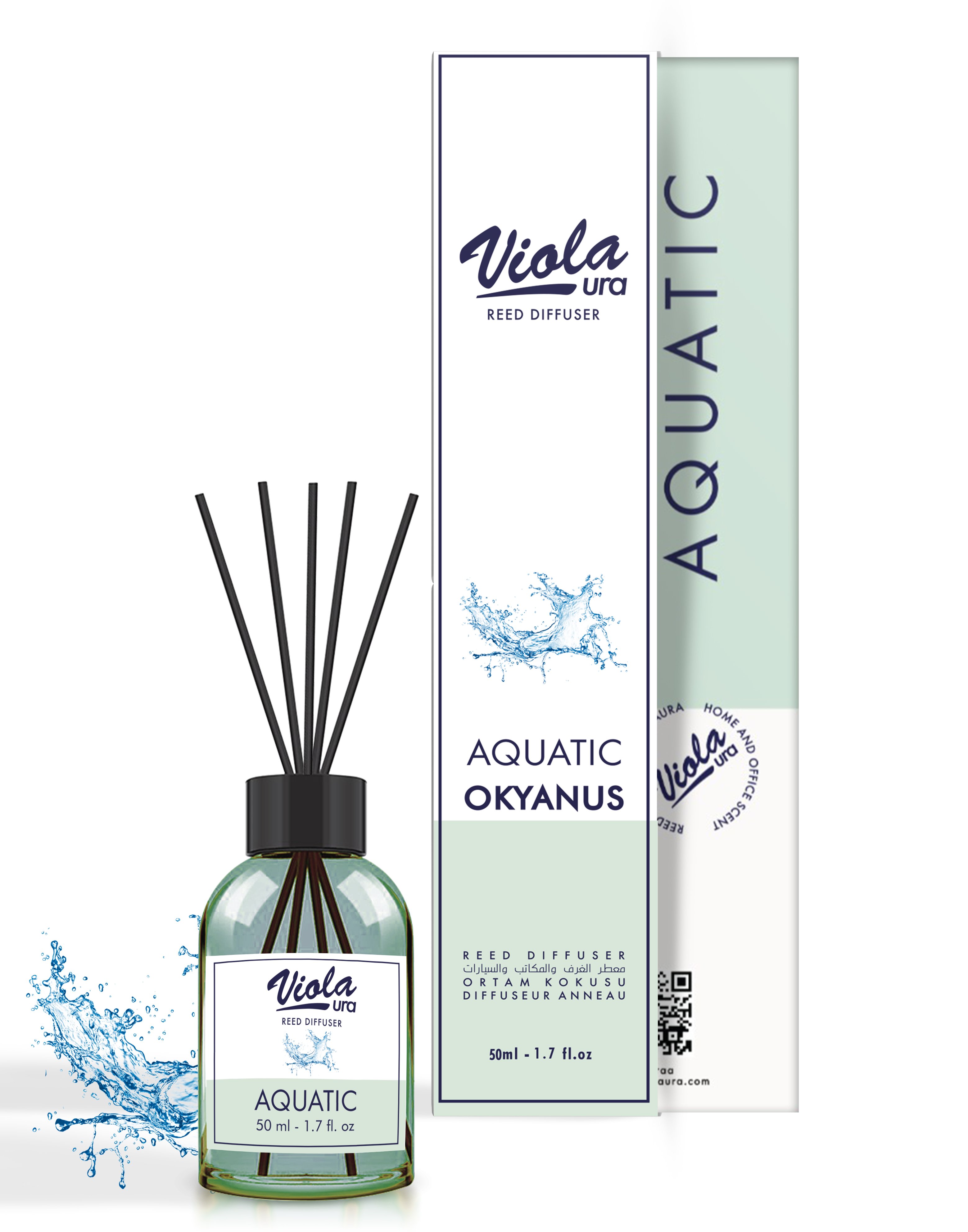 Violaura 50 ml Aquatic Reed Diffuser 