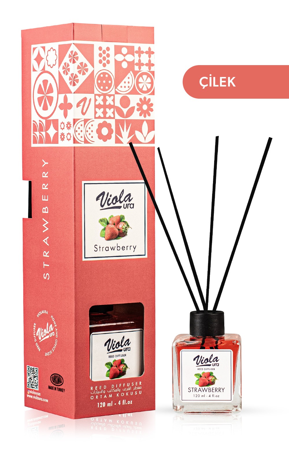 Reed diffuser Strawberry 120ML