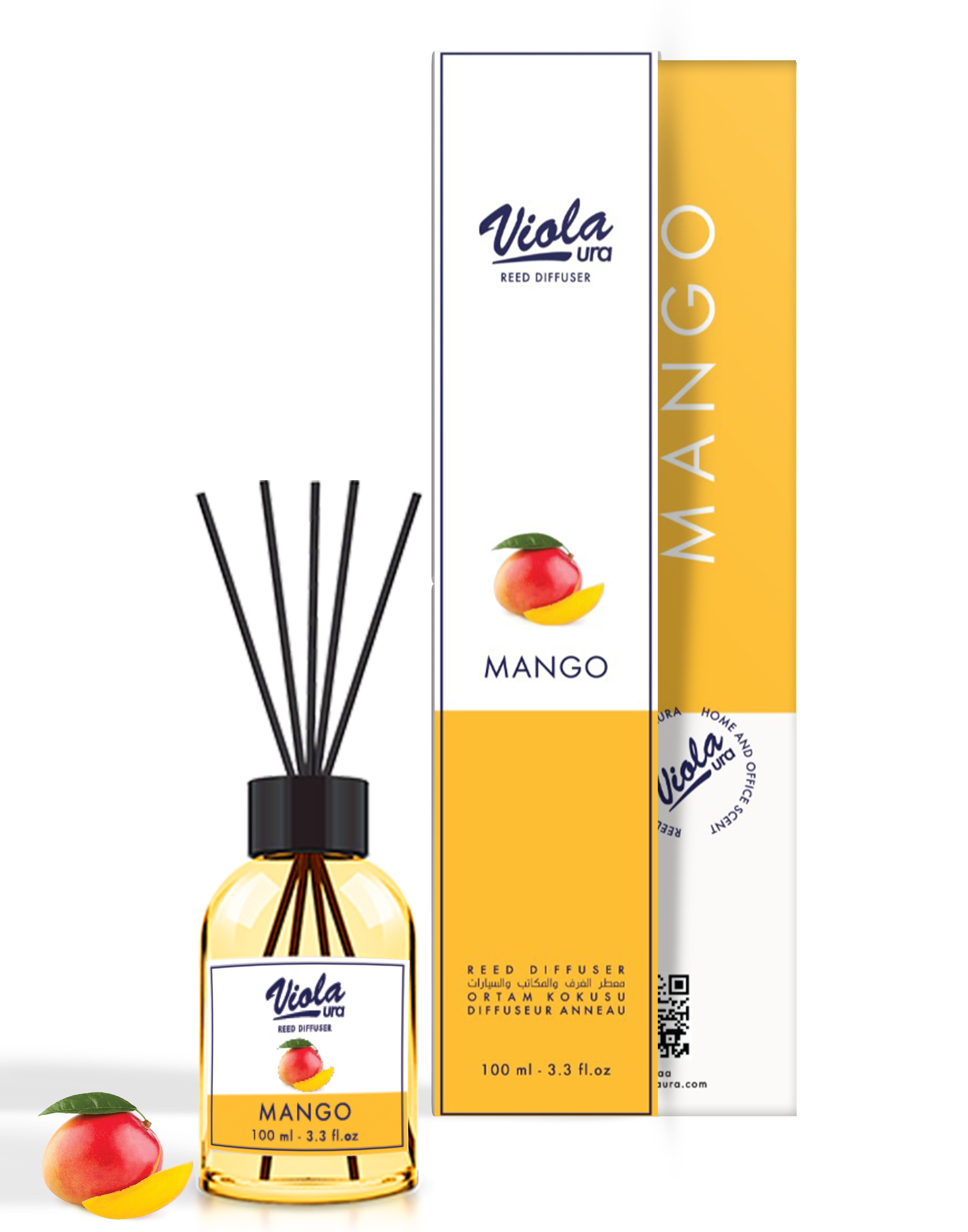 Violaura 100 ml Mango Reed Diffuser