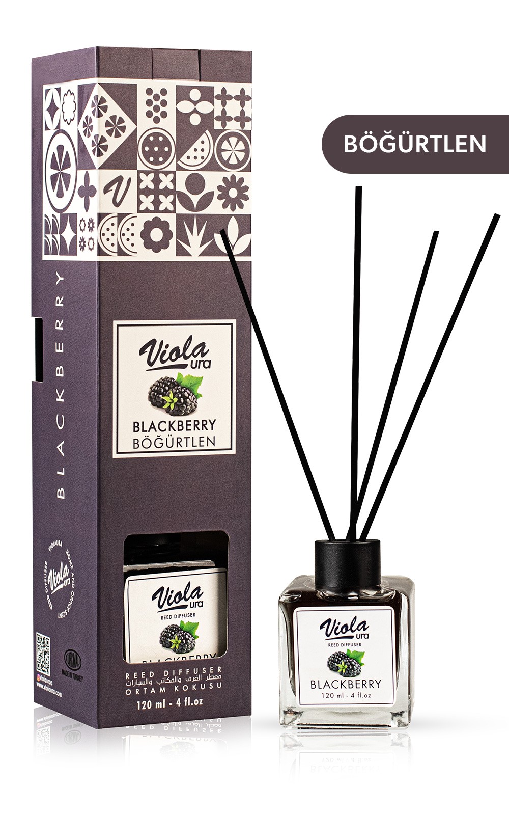 Reed diffuser Blackberry 120 ML 