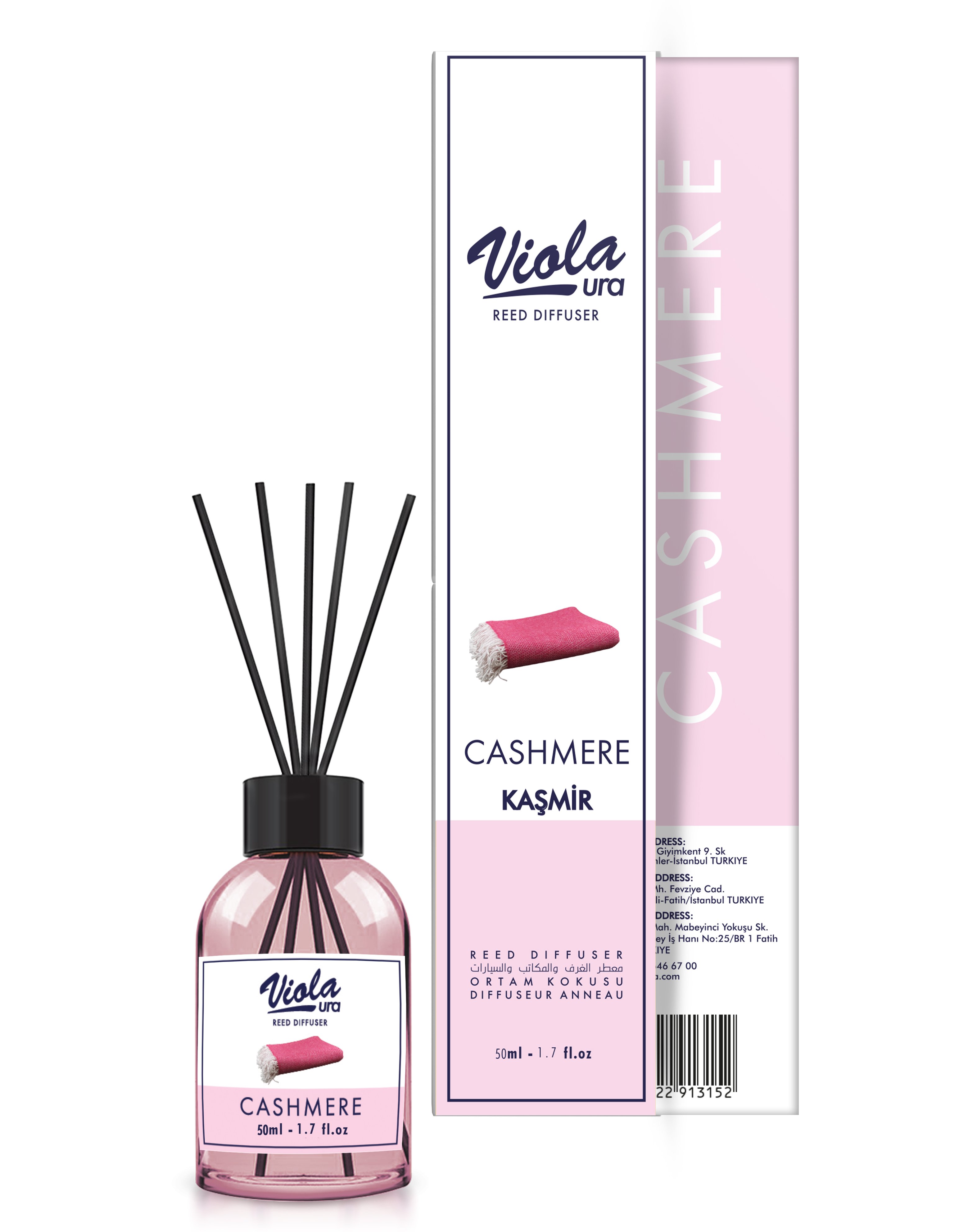 Violaura 50 ml Cashmere Reed Diffuser 