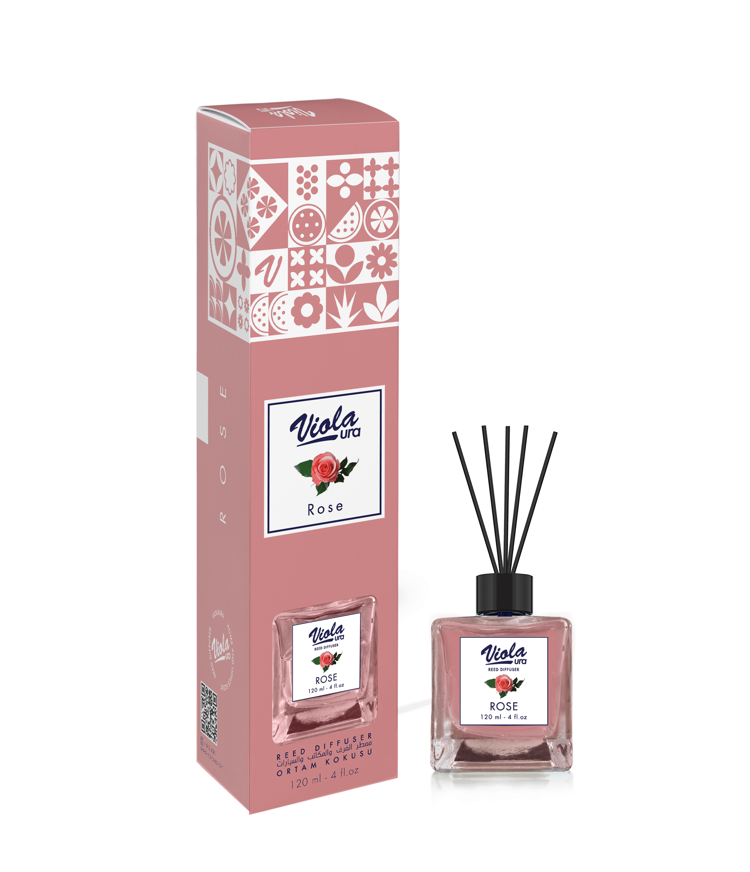 Reed diffuser Rose 120 ML