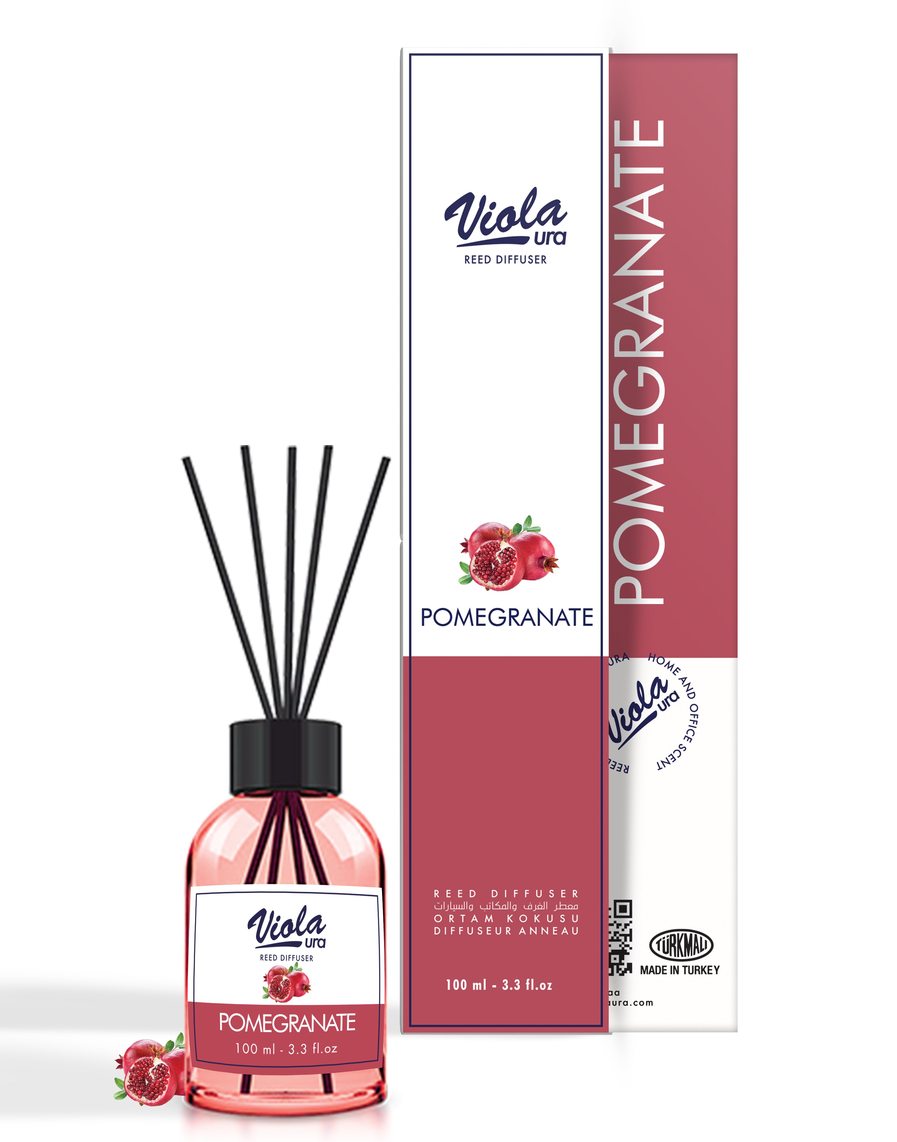 Violaura 100 ml Pomegranate Reed Diffuser 