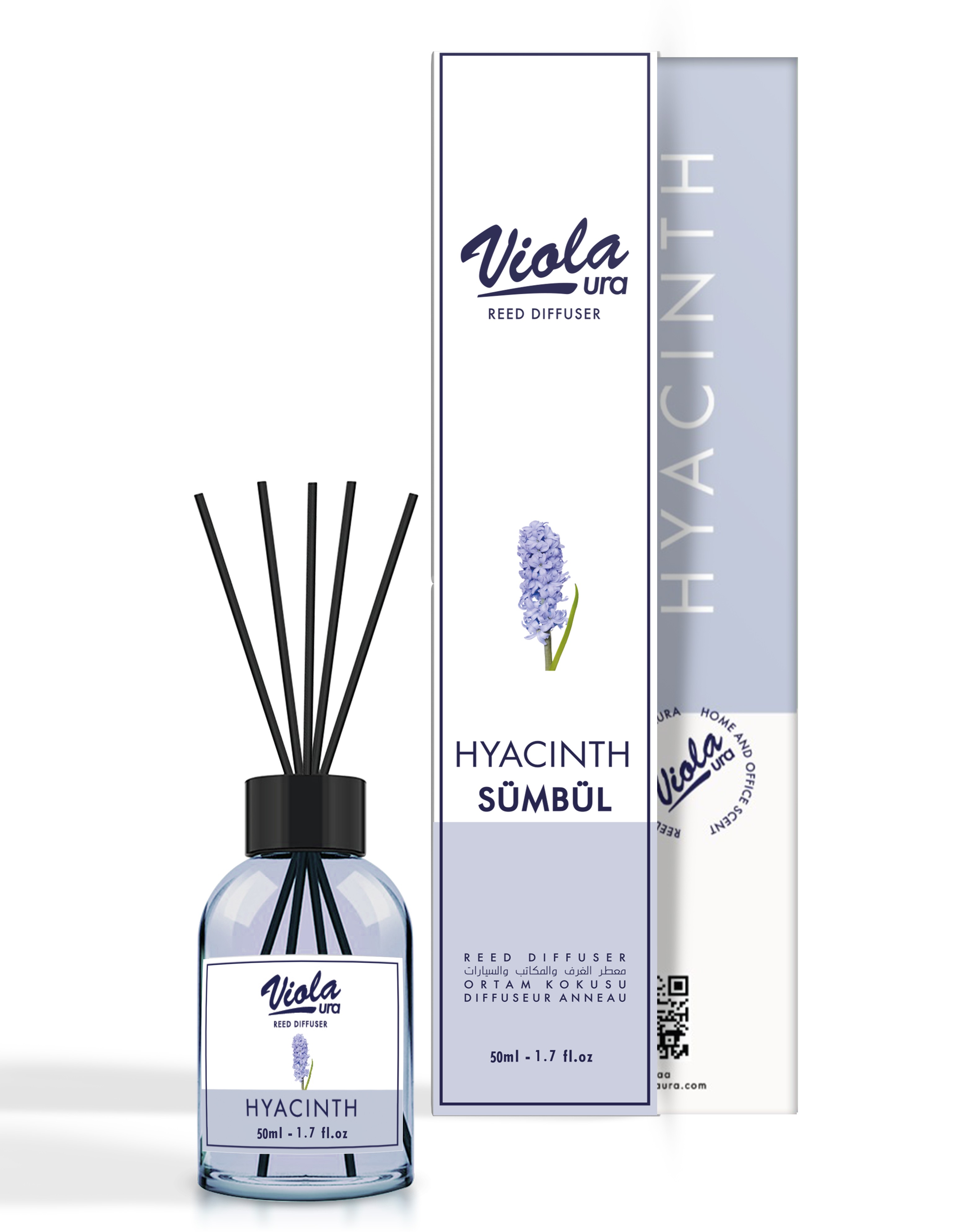 Violaura 50 ml Hyacinth Reed Diffuser 