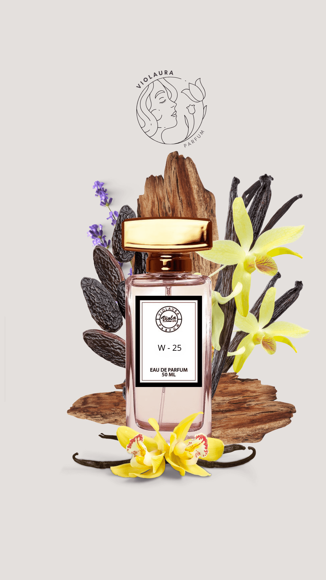 Işıltılı ve Güçlü Bir Feminenlik Violaura W25 Kadın Parfümü 50 ml