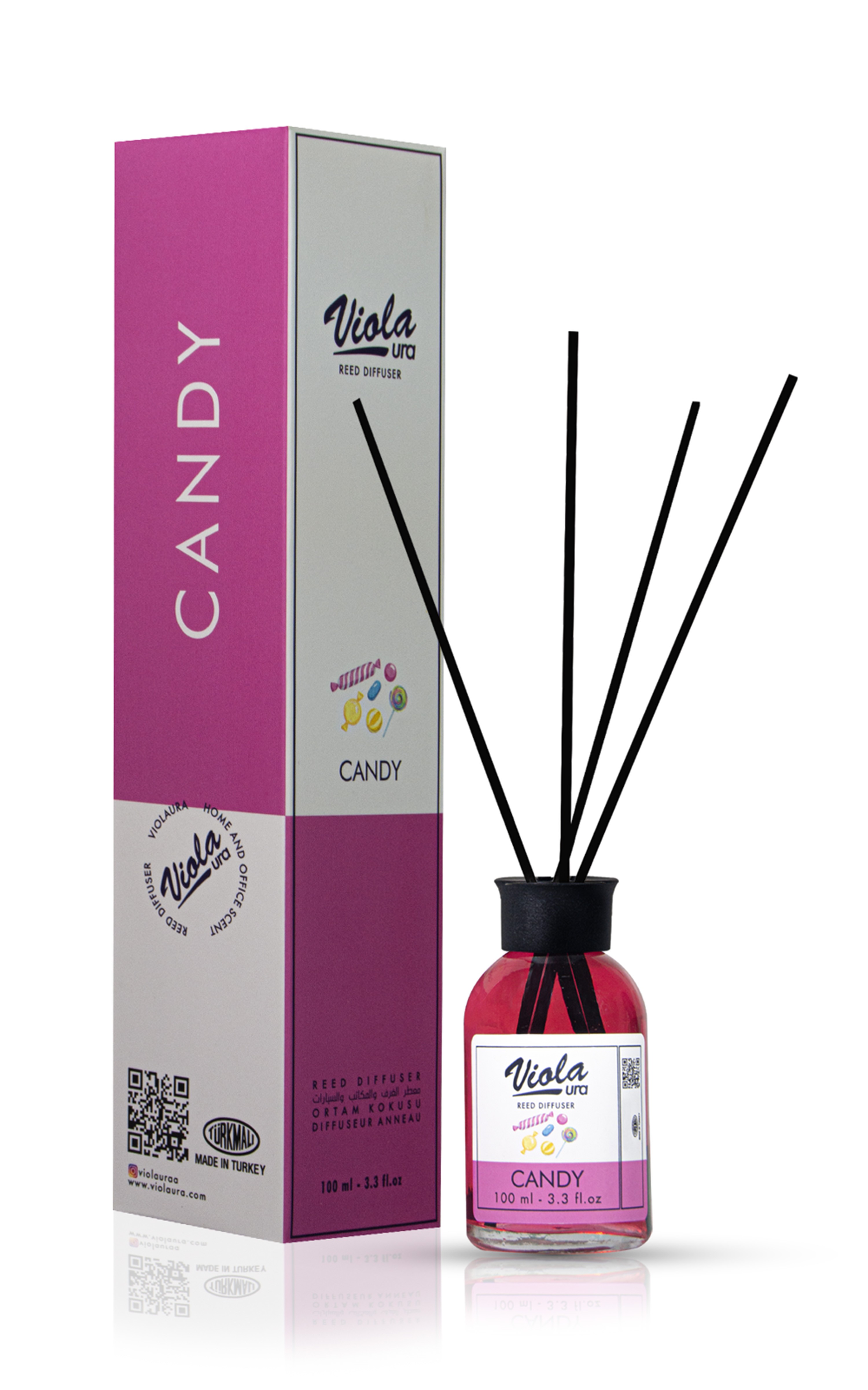 Violaura 100 ml Candy Reed Diffuser 