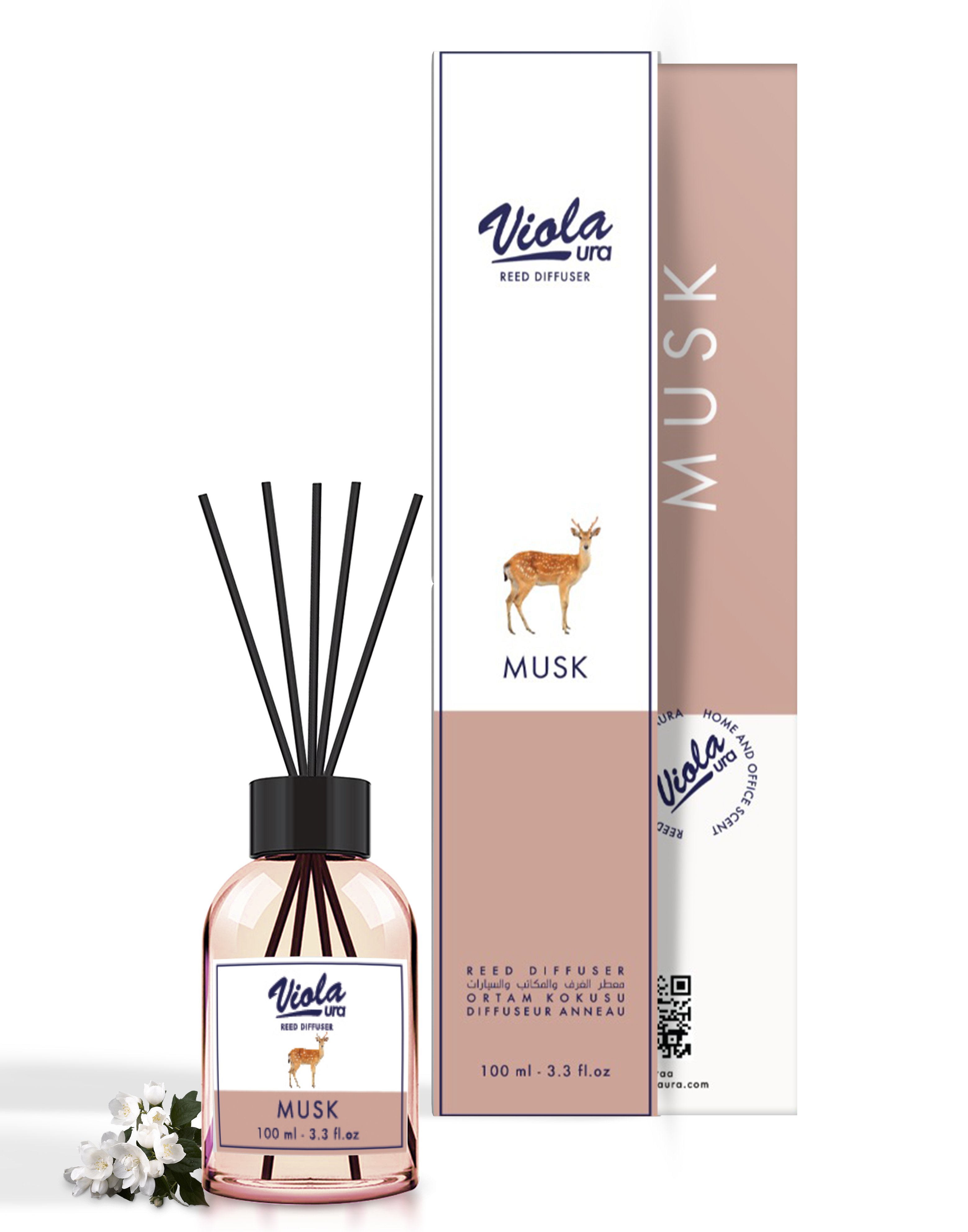 Violaura 100 ml Musk Reed Diffuser