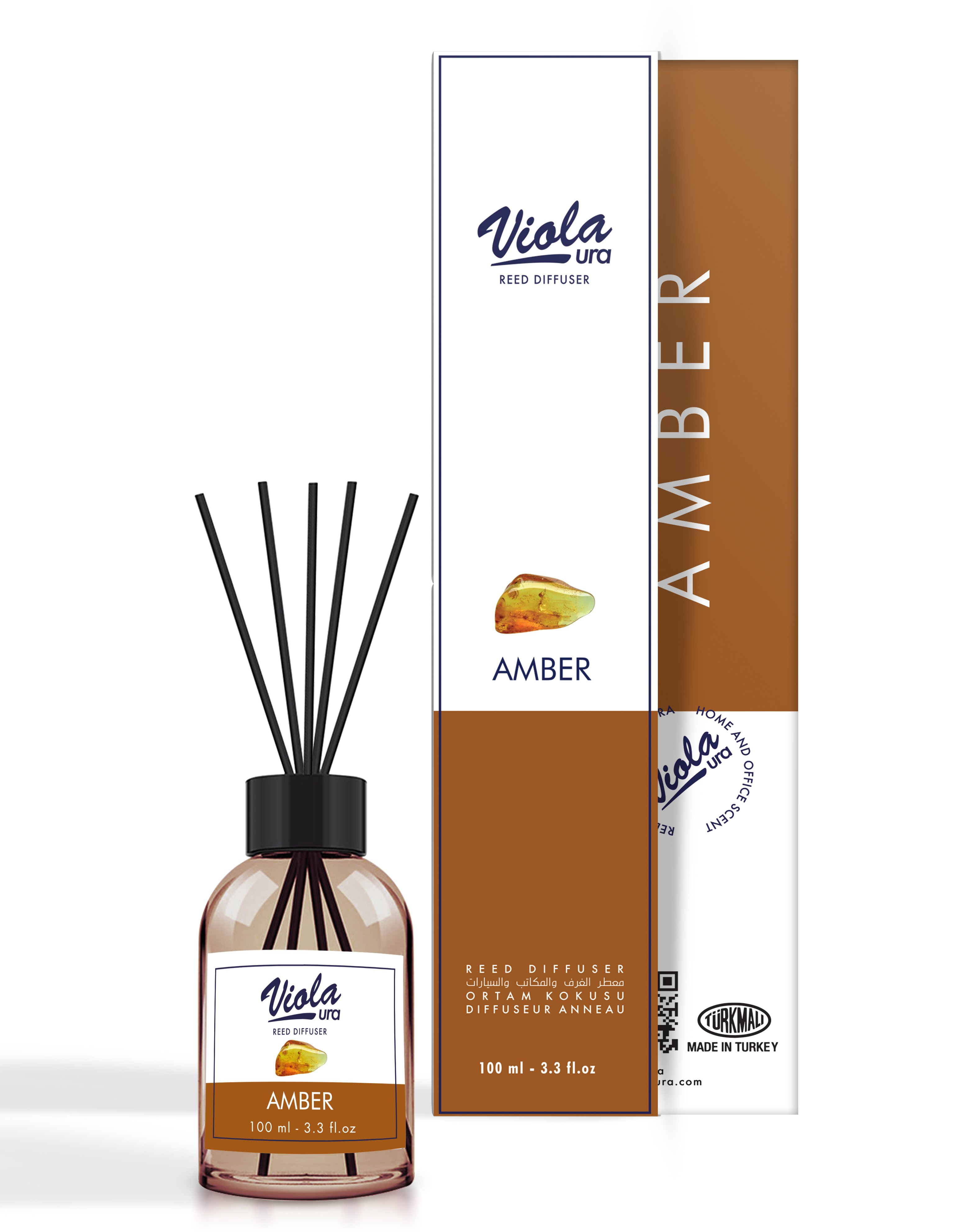 Violaura 100 ml Amber Reed Diffuser 