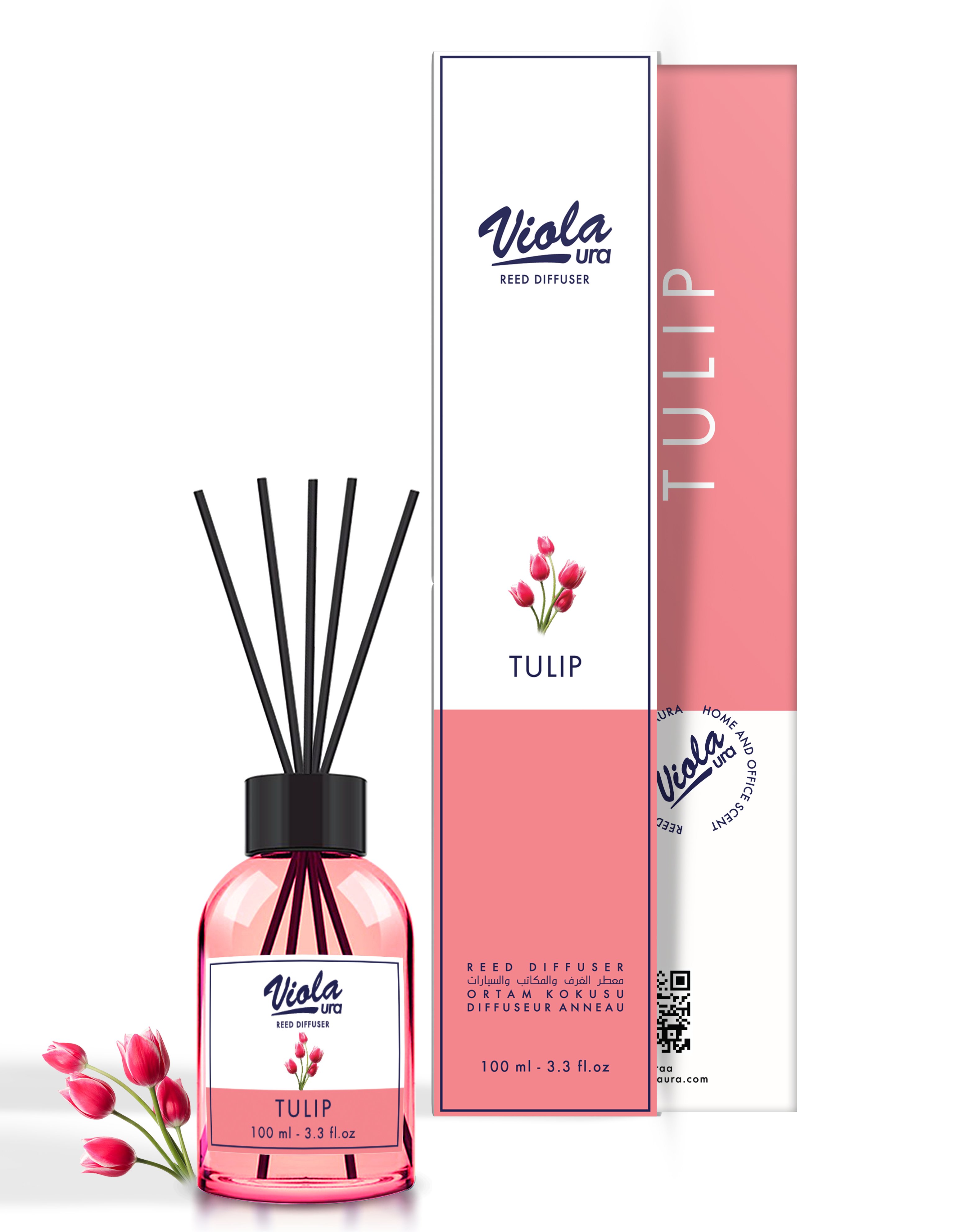 Violaura 100 ml Tulip Reed Diffuser