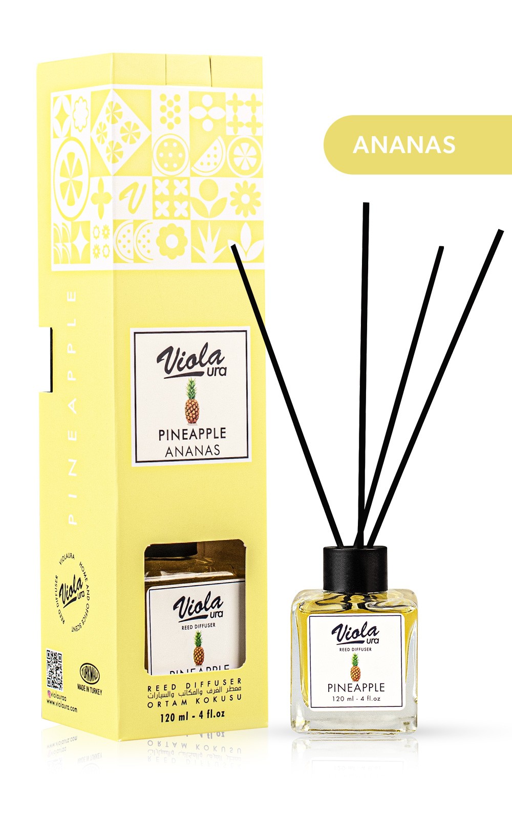 Reed diffuser Pineapple 120 ML