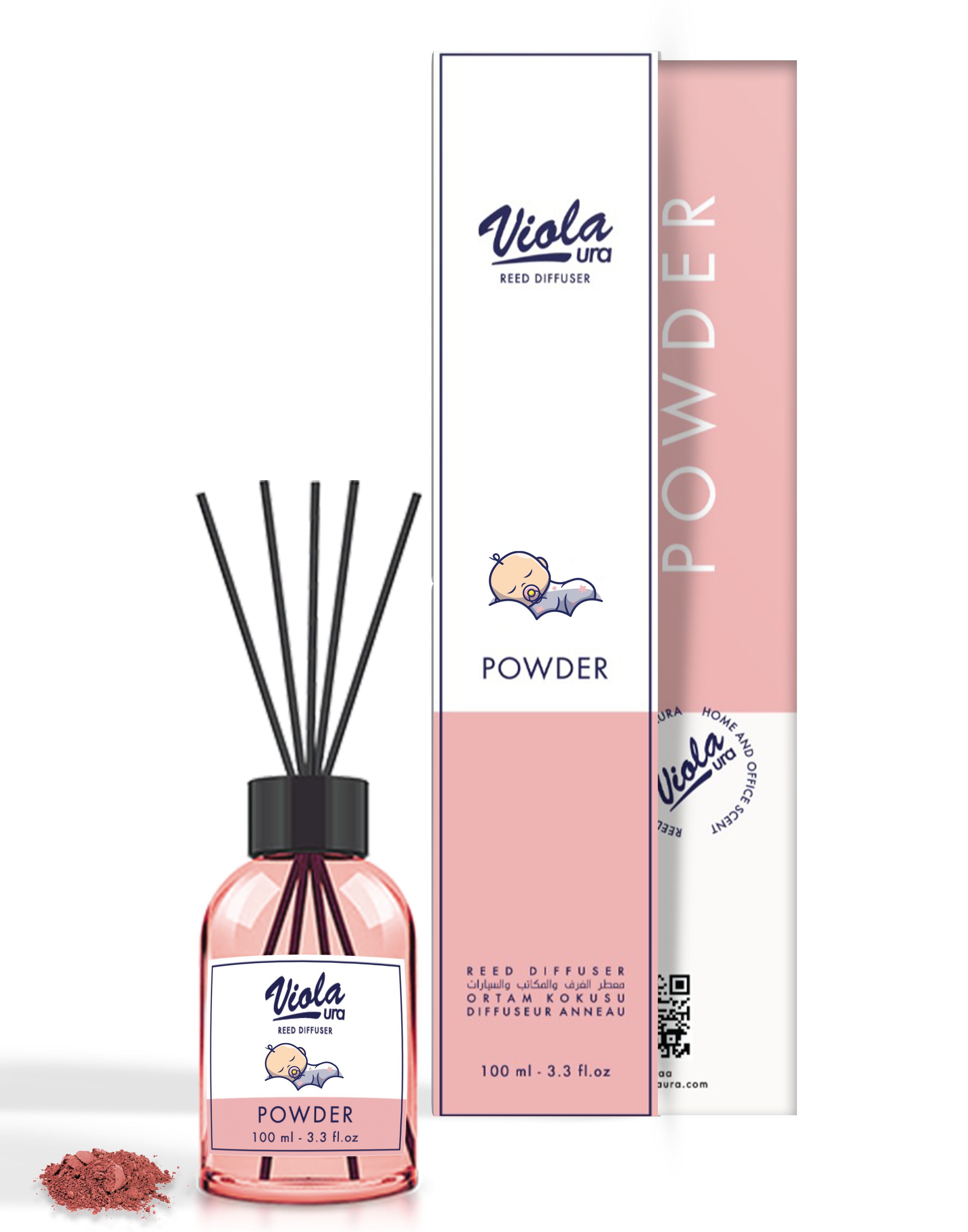 Violaura 100 ml Powder Reed Diffuser