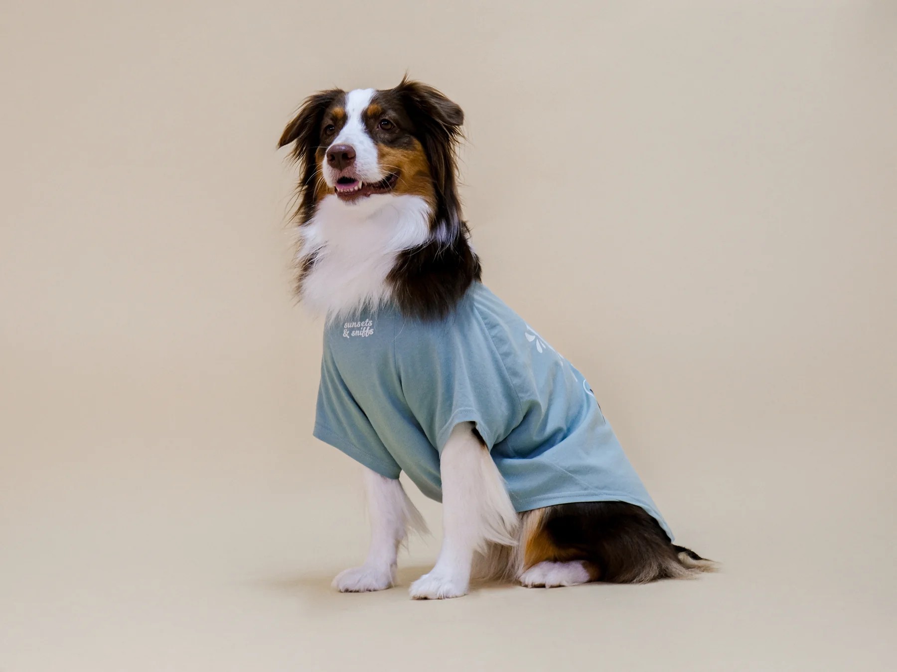 IT'S JUST US TSHIRT SEAFOAM MIST